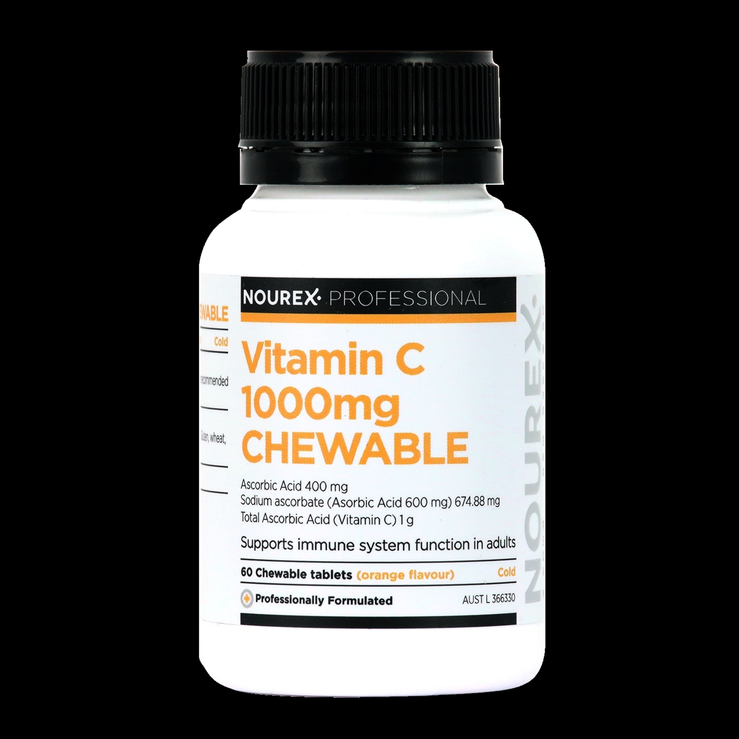 Nourex Professional Vitamin C 1000mg - 60 chewable tablets
