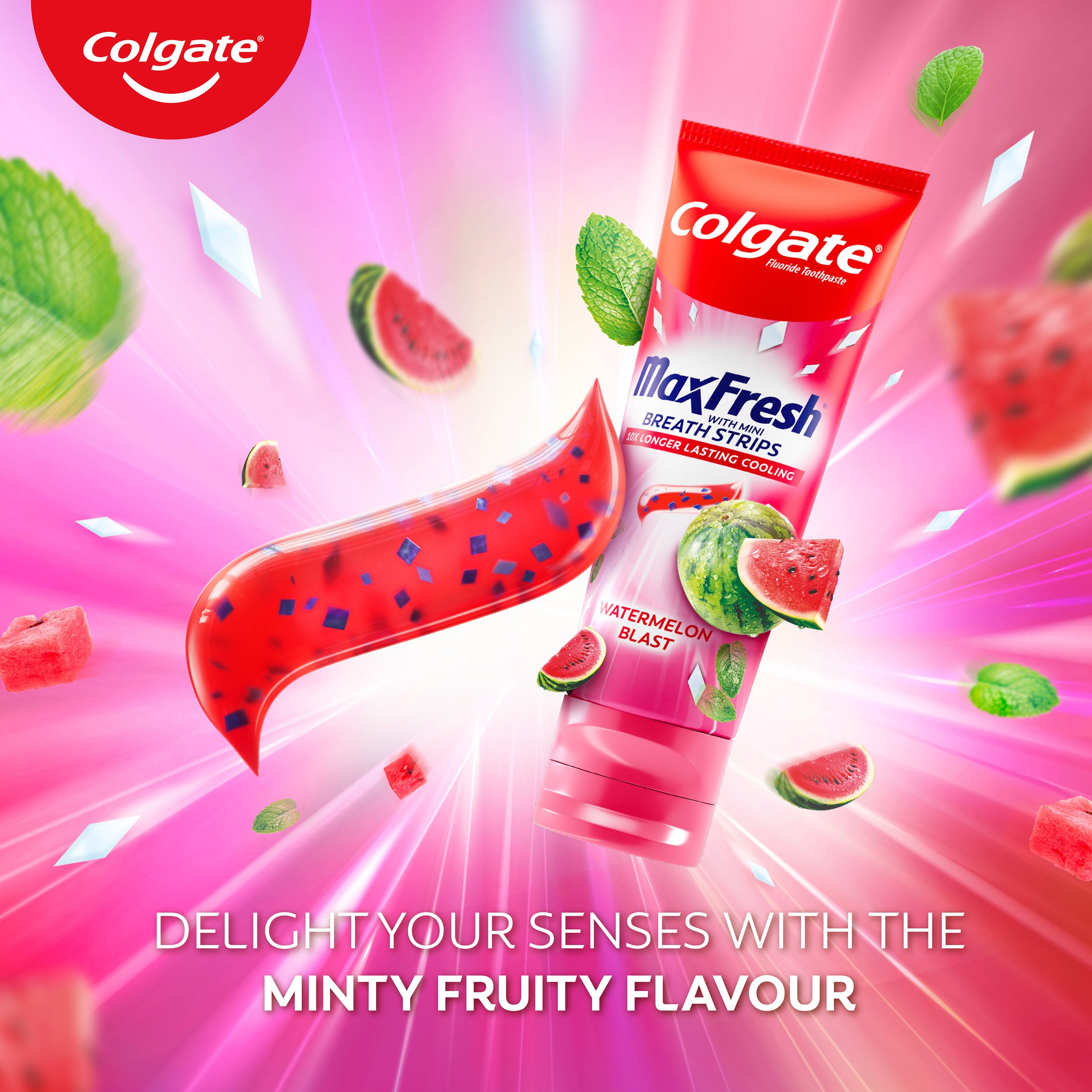 Colgate Toothpaste Max Fresh Watermelon 100g - Image 3