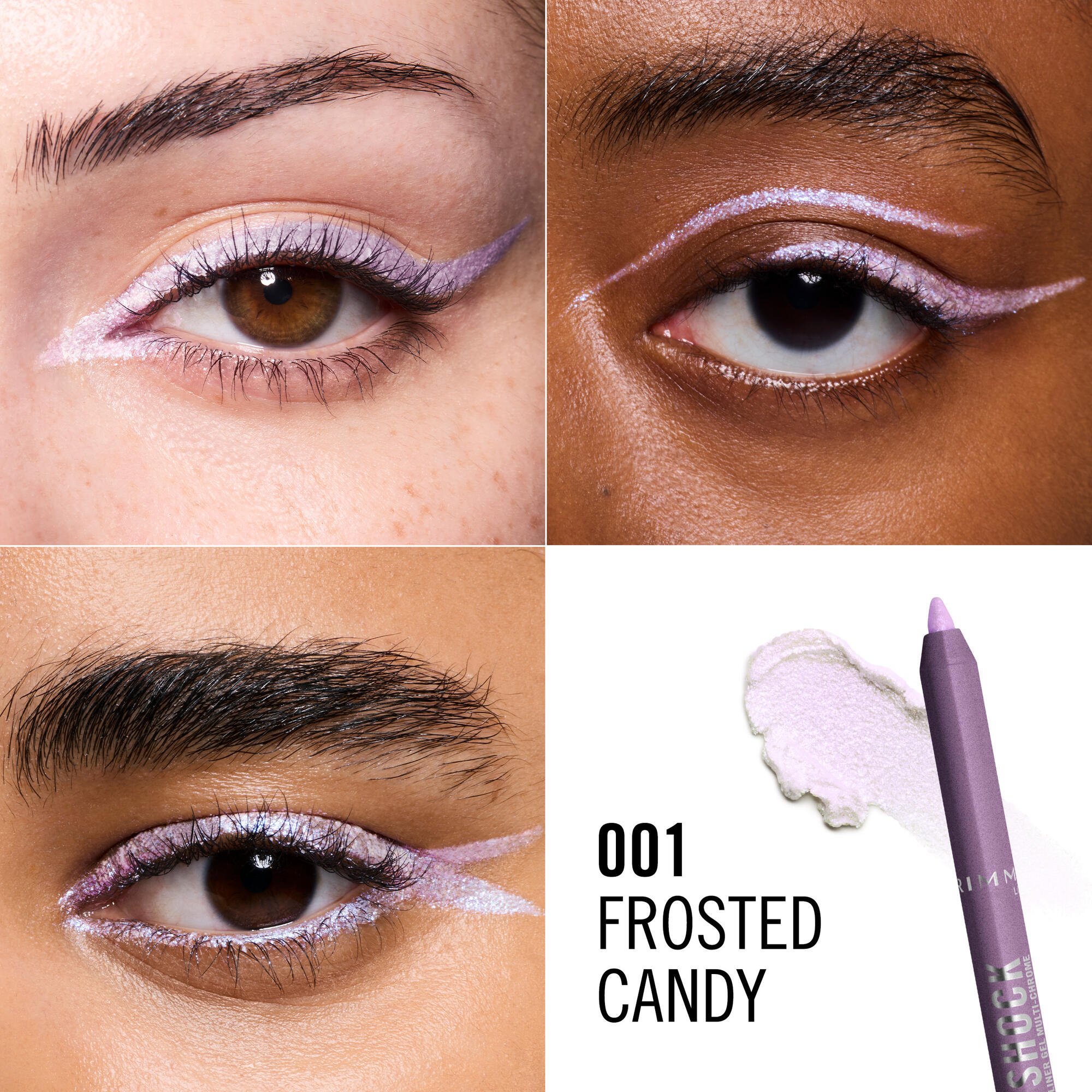 Rimmel Thrill Seeker Shimmer Shock Eye Liner 001 Sugar Shock 1 each - Image 2
