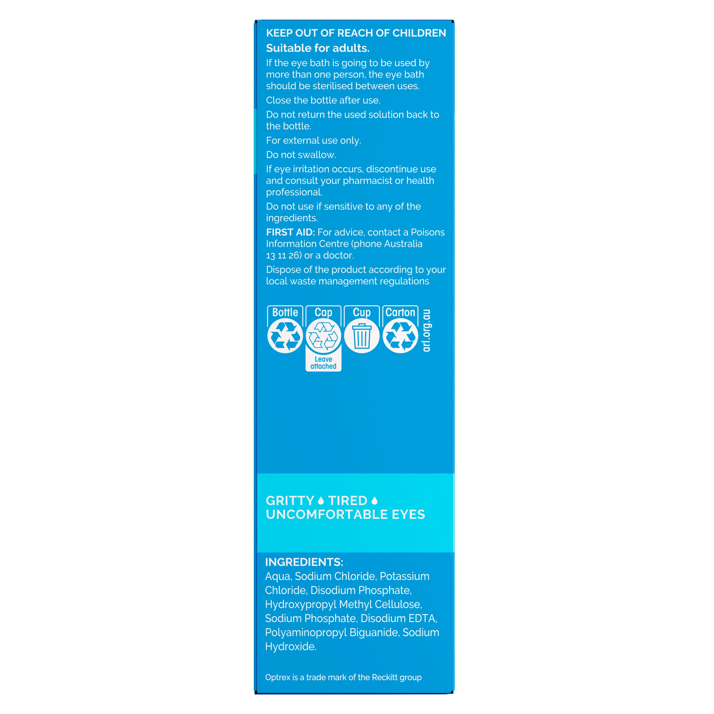Optrex Multi Action Eye Wash 100ml - Image 2