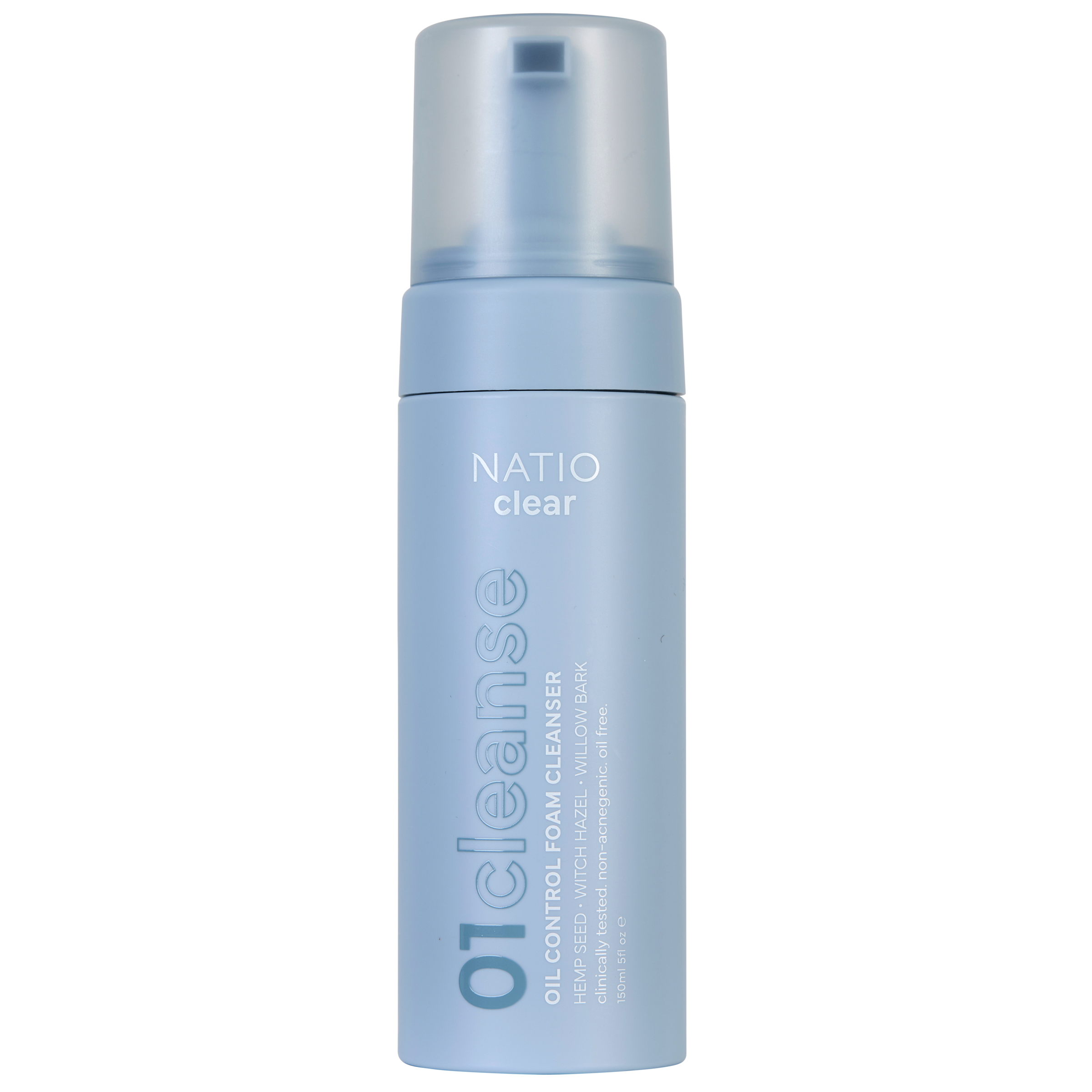Natio Clear Oil Control Foam Cleanser 150ml - Image 1