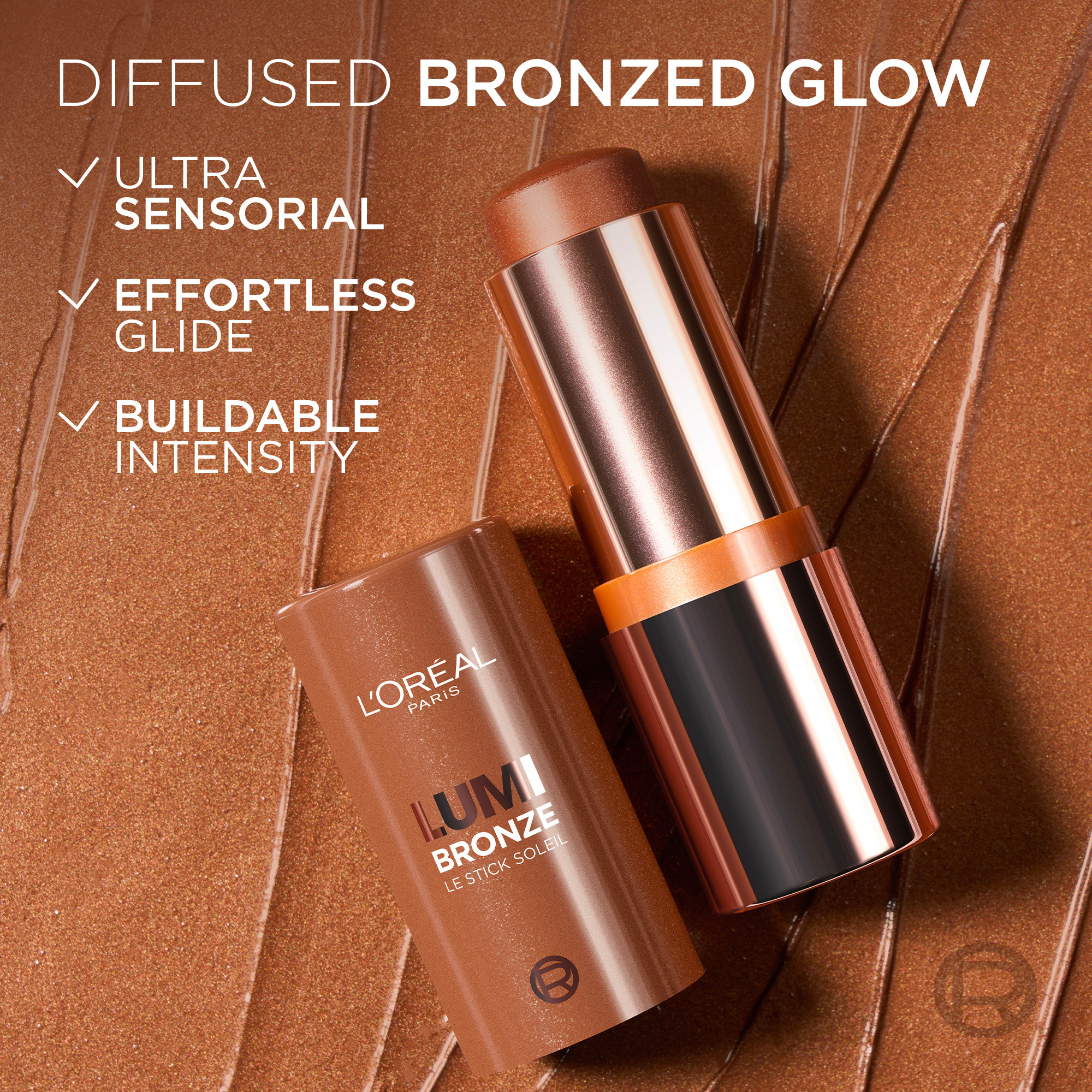 L'Oreal Paris Lumi Le Bronzer Stick Soleil Stick 130 Sunset Dore 1 each - Image 6