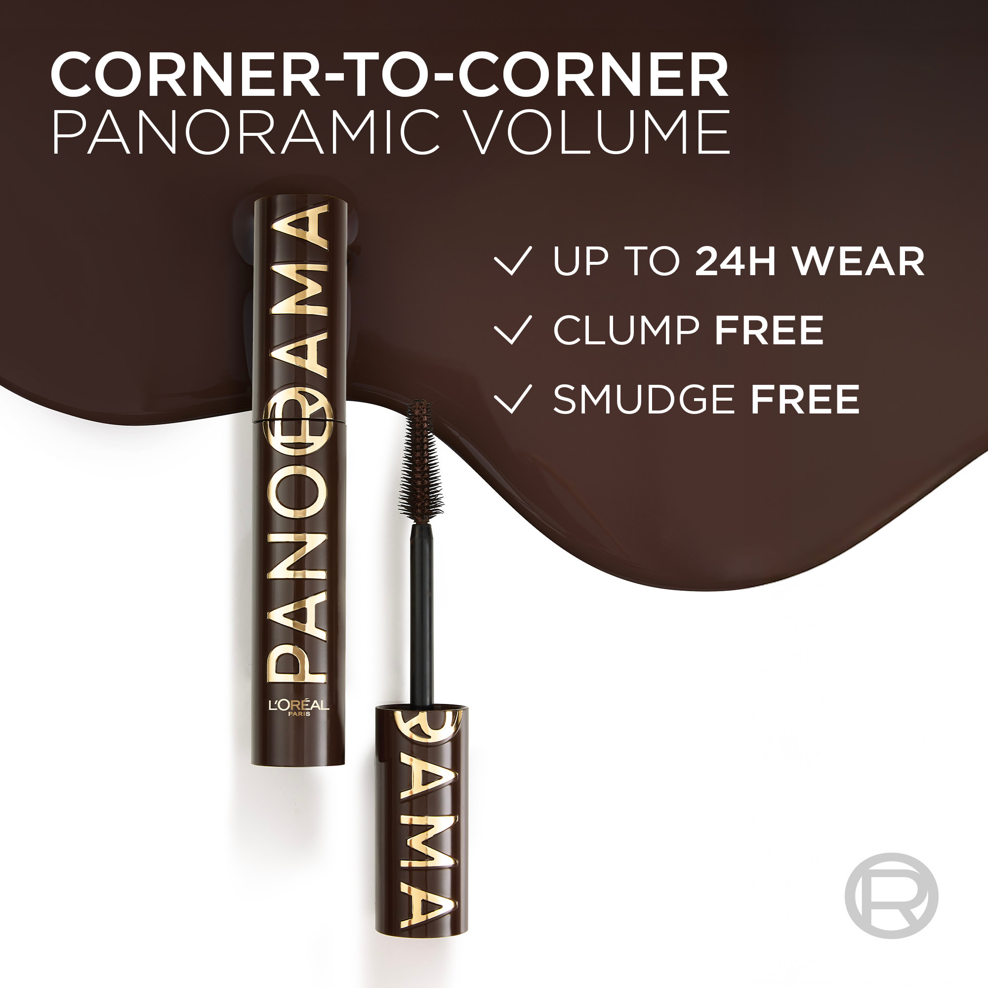 L'Oreal Paris Volume Million Lashes Panorama Chromatic Mascara Brun Leather 1 each - Image 6