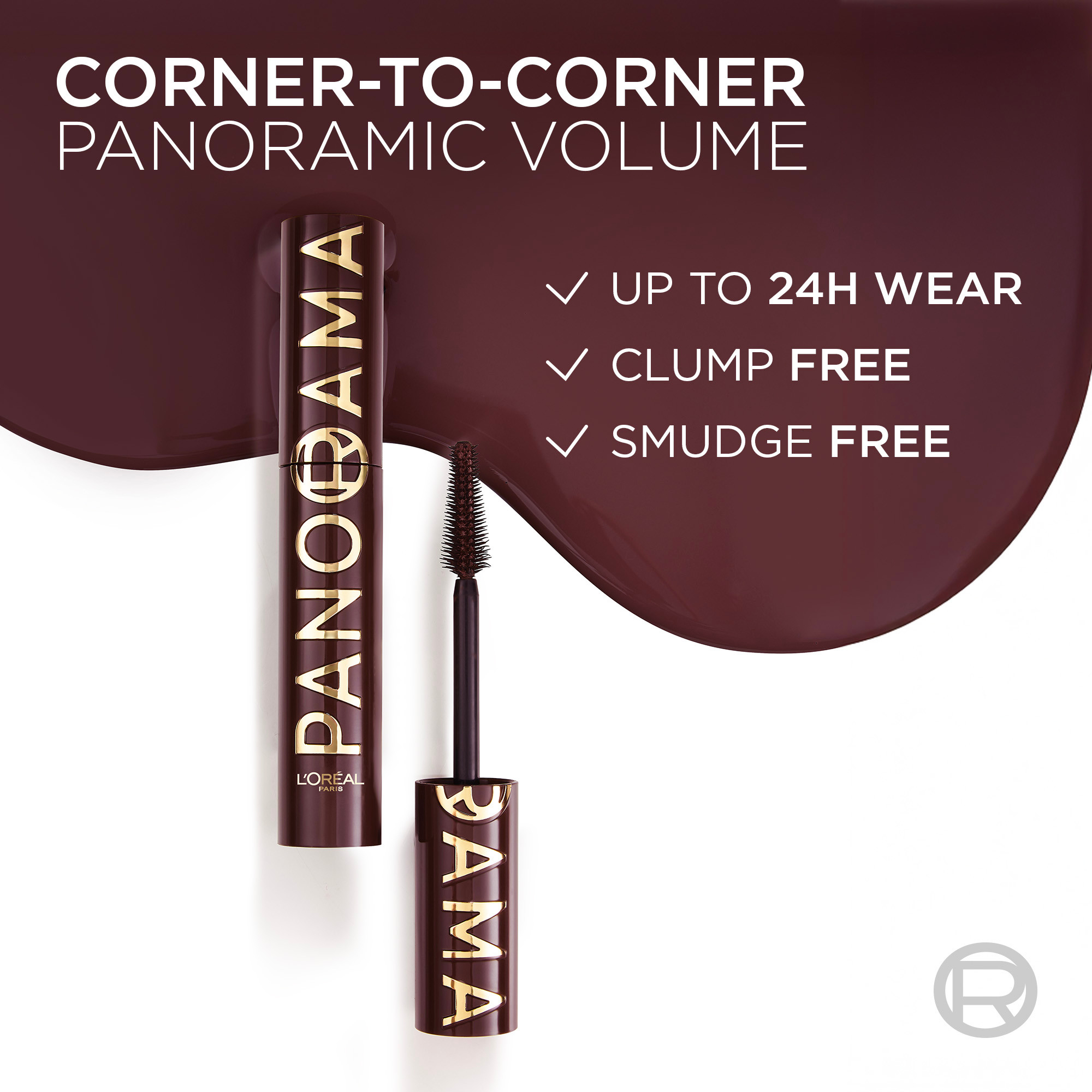 L'Oreal Paris Volume Million Lashes Panorama Chromatic Mascara Bordeaux Cashmere 1 each - Image 6