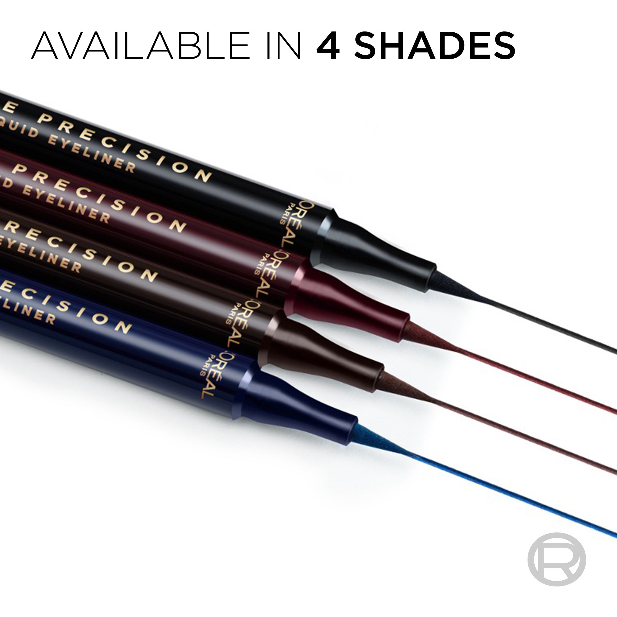 L'Oreal Paris Haute Precision Felt-Tip Eyeliner Brun Leather 1 each - Image 2