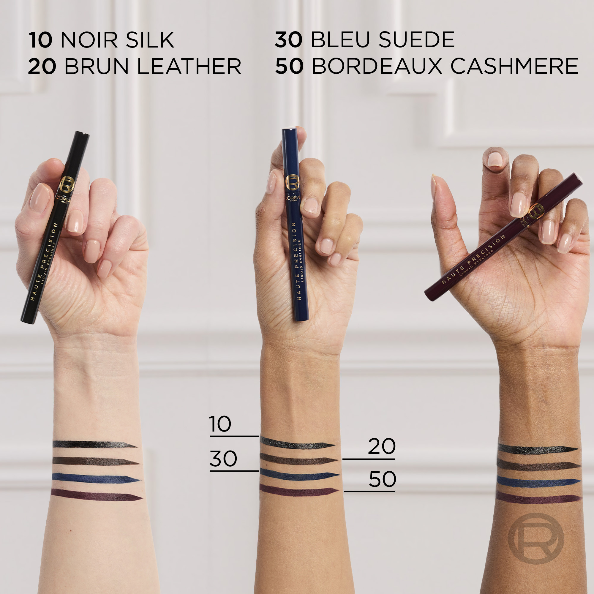 L'Oreal Paris Haute Precision Felt-Tip Eyeliner Bleu Suede 1 each - Image 3