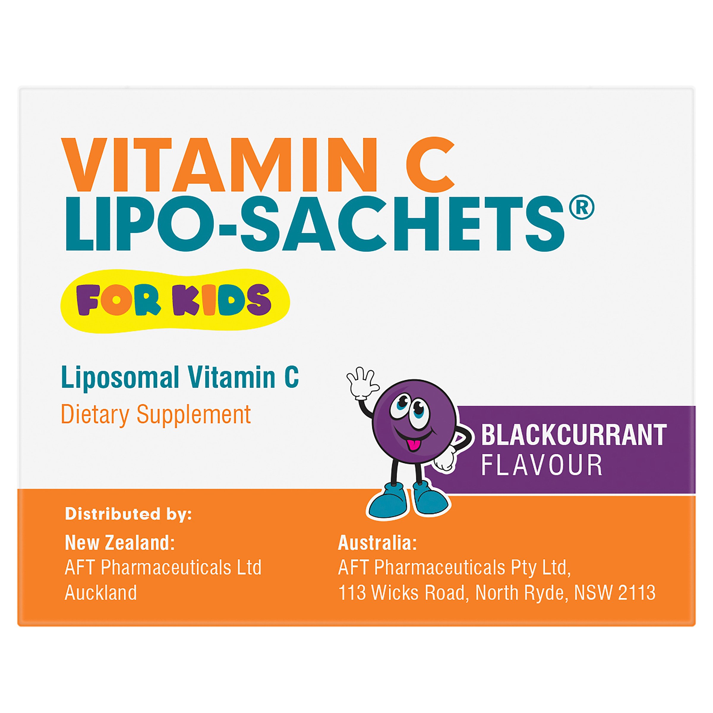 Lipo-Sachets Vitamin C Kids Blackcurrent 500mg 30 sachets - Image 5
