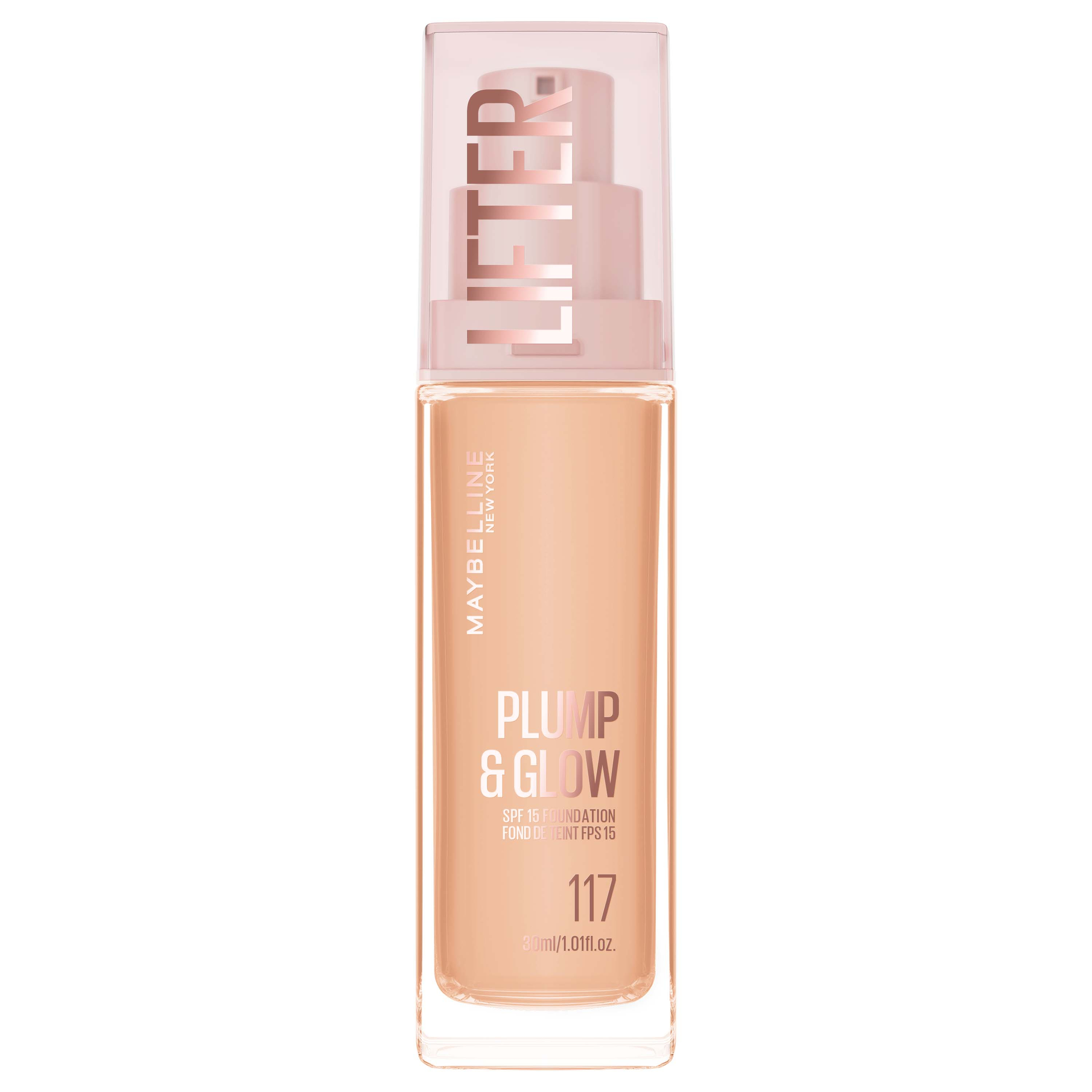 Maybelline Lifter Plump & Glow Foundation 117 1 each - Image 1