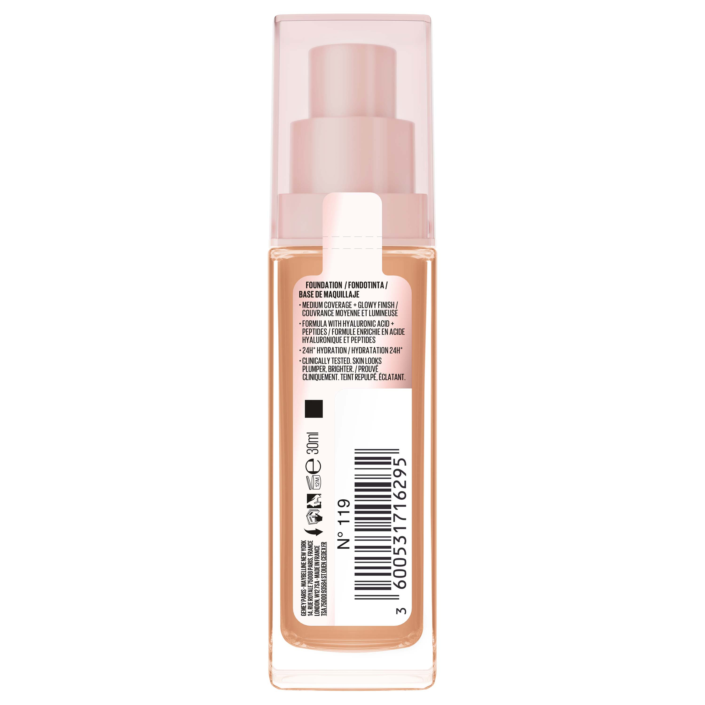 Maybelline Lifter Plump & Glow Foundation 119 1 each - Image 3