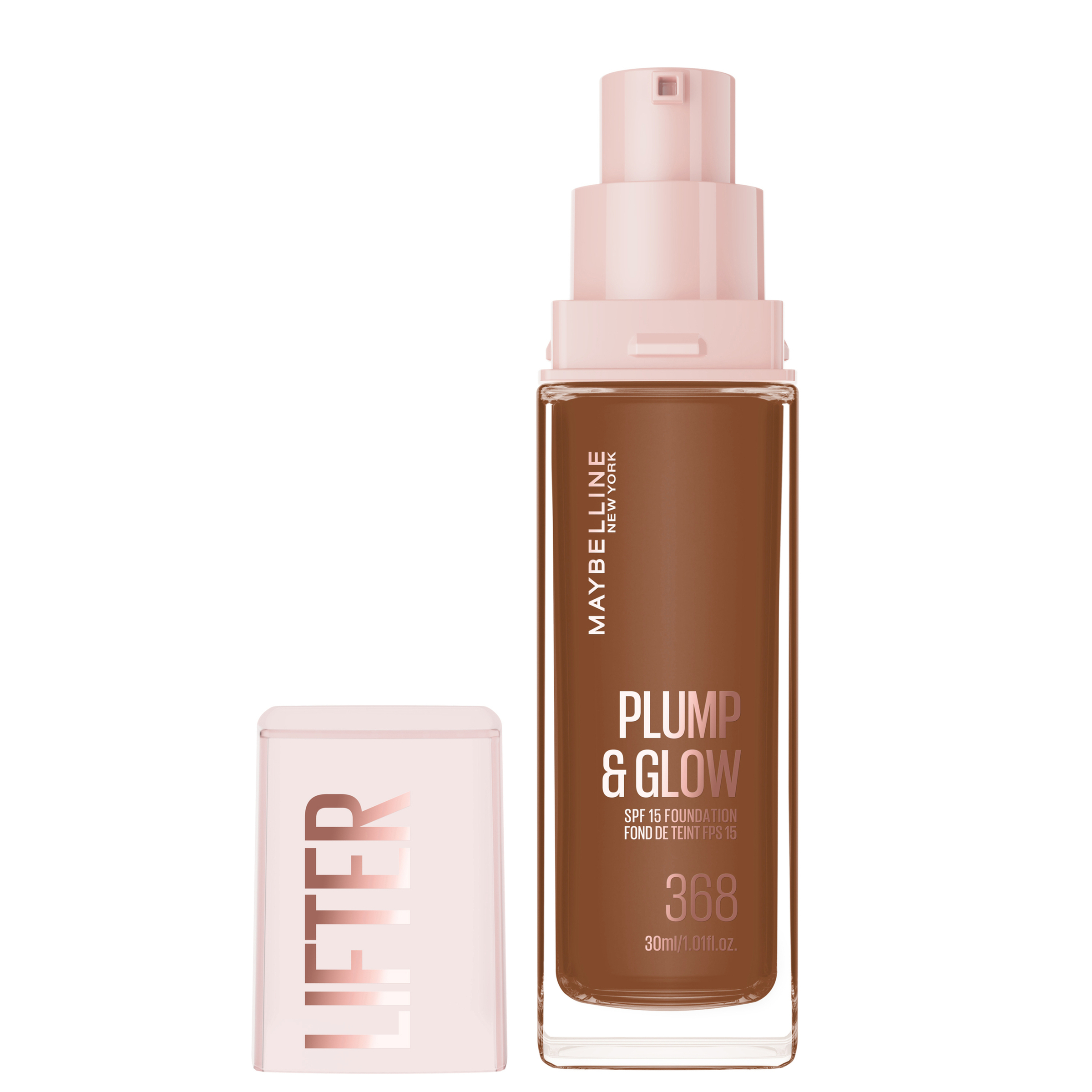 Maybelline Lifter Plump & Glow Foundation 368 1 each - Image 2