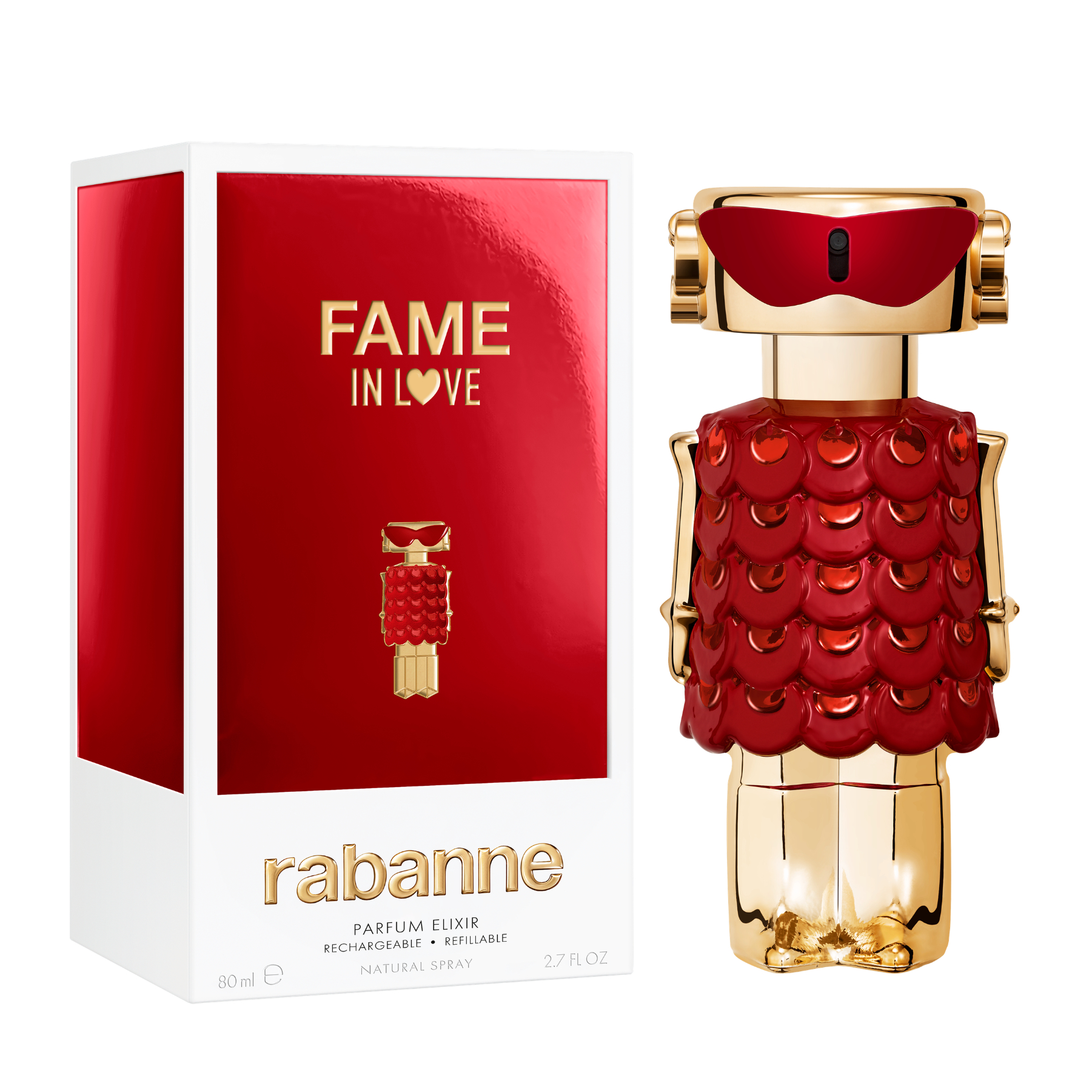 Rabanne Fame In Love Parfum Elixir Spray 80ml - Image 1