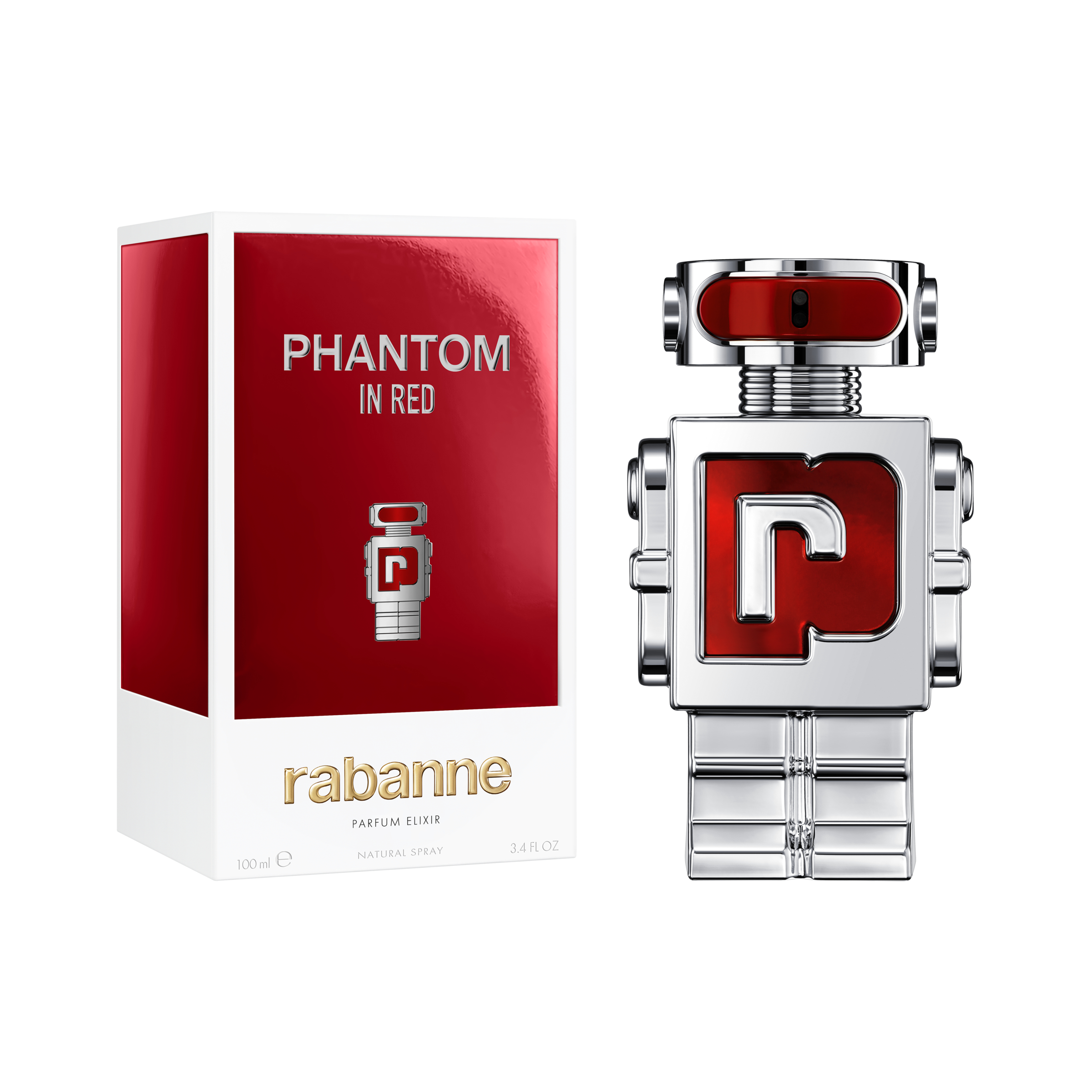 Rabanne Phantom In Red Parfum Elixir Spray 100ml - Image 1