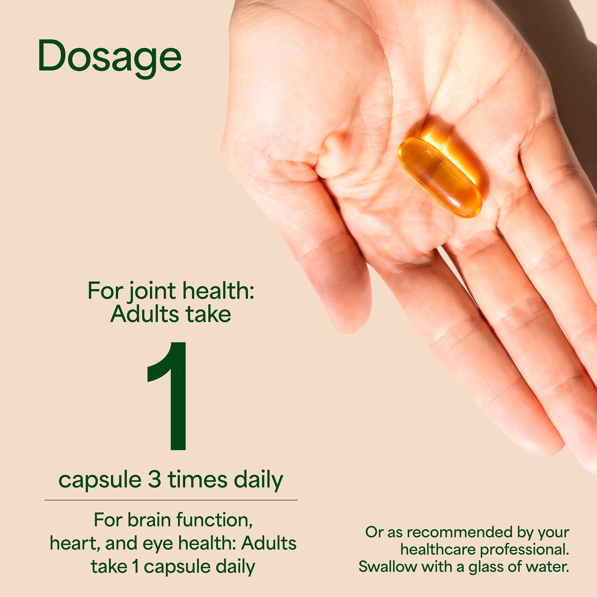 Nature's Own Concentrated Omega Triple 180 soft gel capsules - Image 4