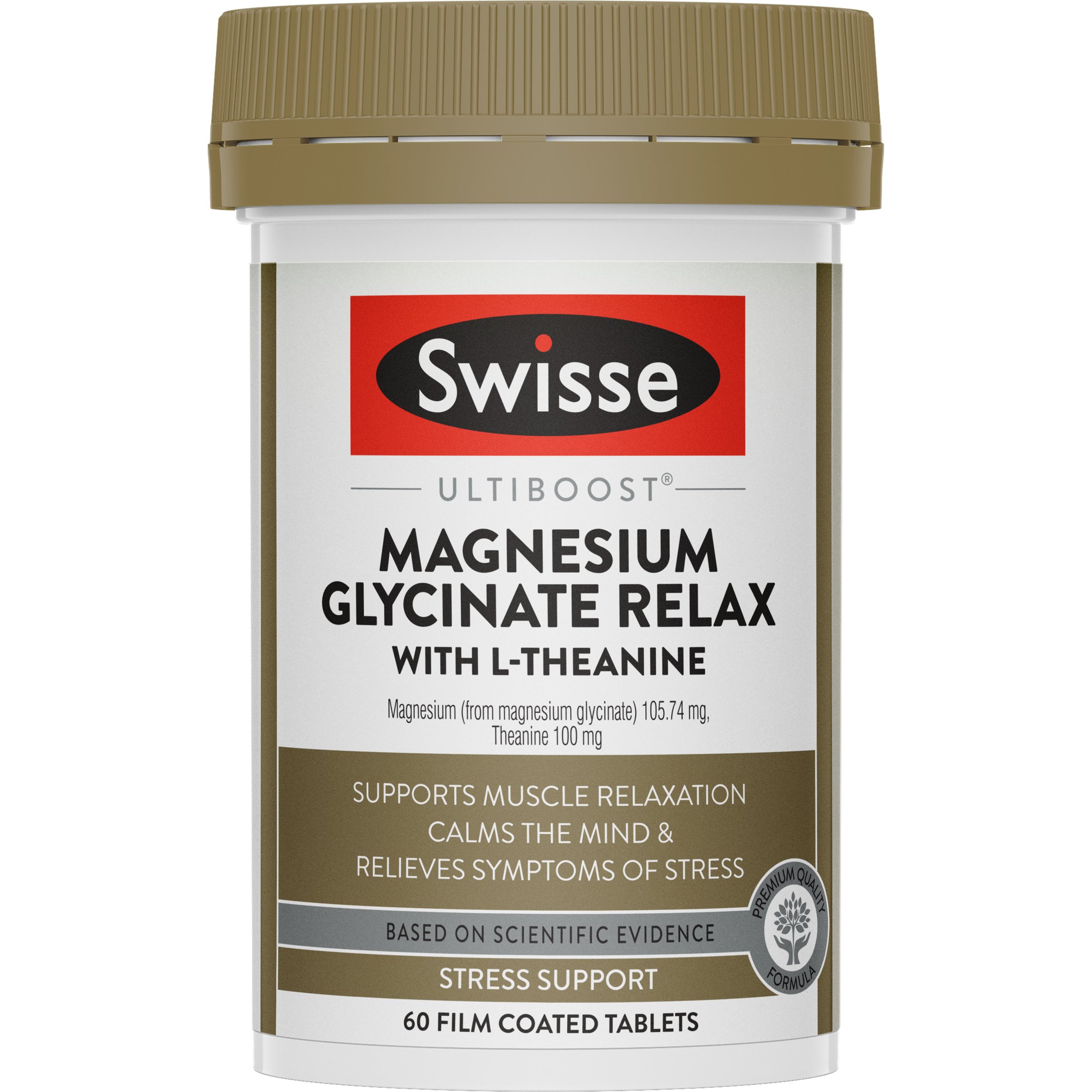 Swisse Ultiboost Magnesium Glycinate Relax With L-Theanine 60 tablets - Image 1