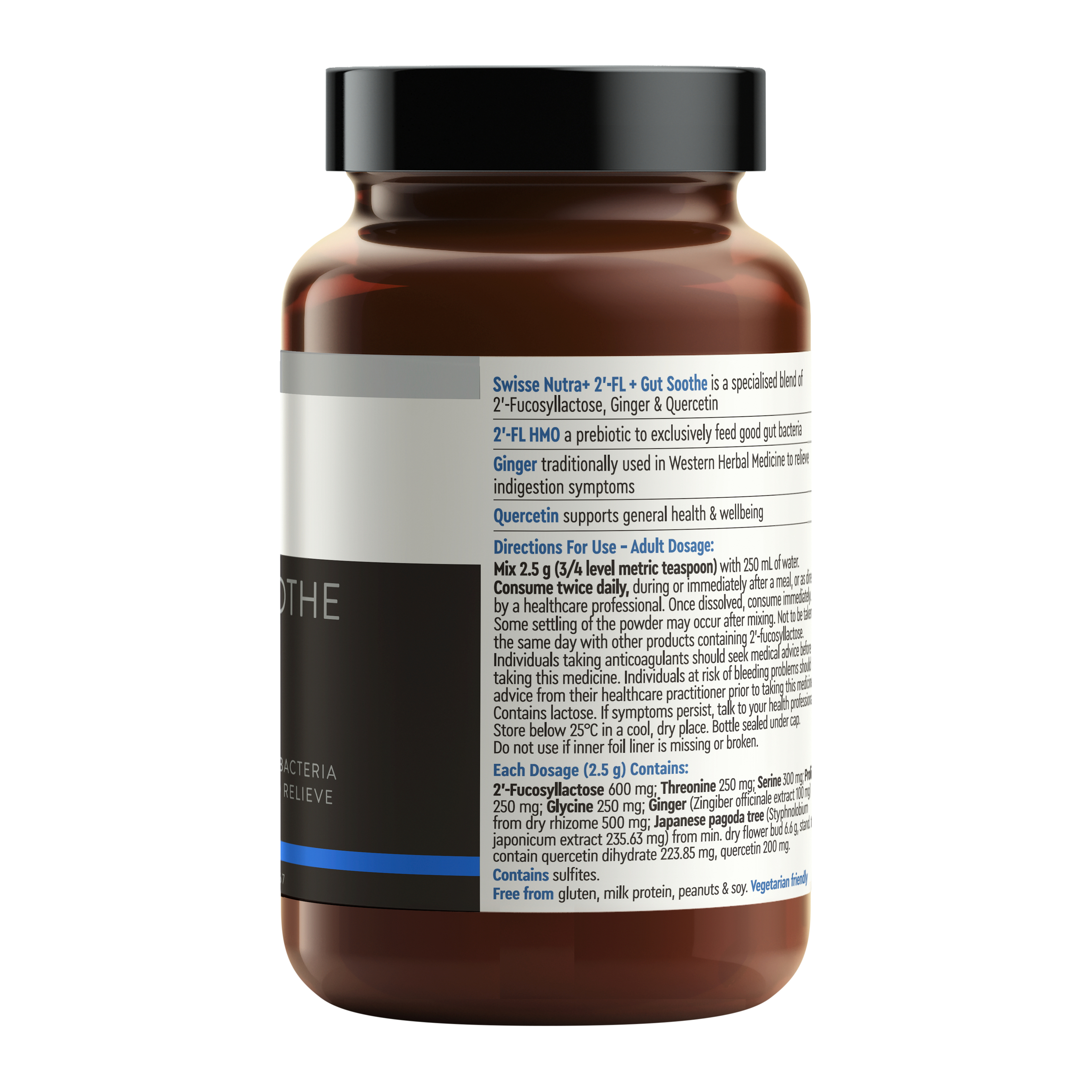 Swisse Nutra+ 2FL + Gut Soothe 140 powder - Image 2