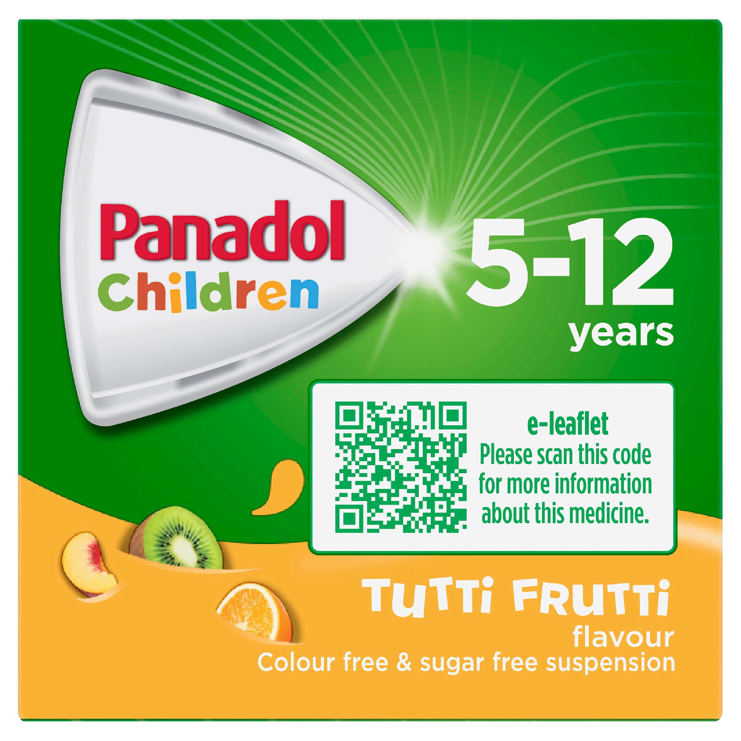 Panadol Children 5-12 Years Colourfree Suspension Tuti Fruity Flavour 200ml - Image 5