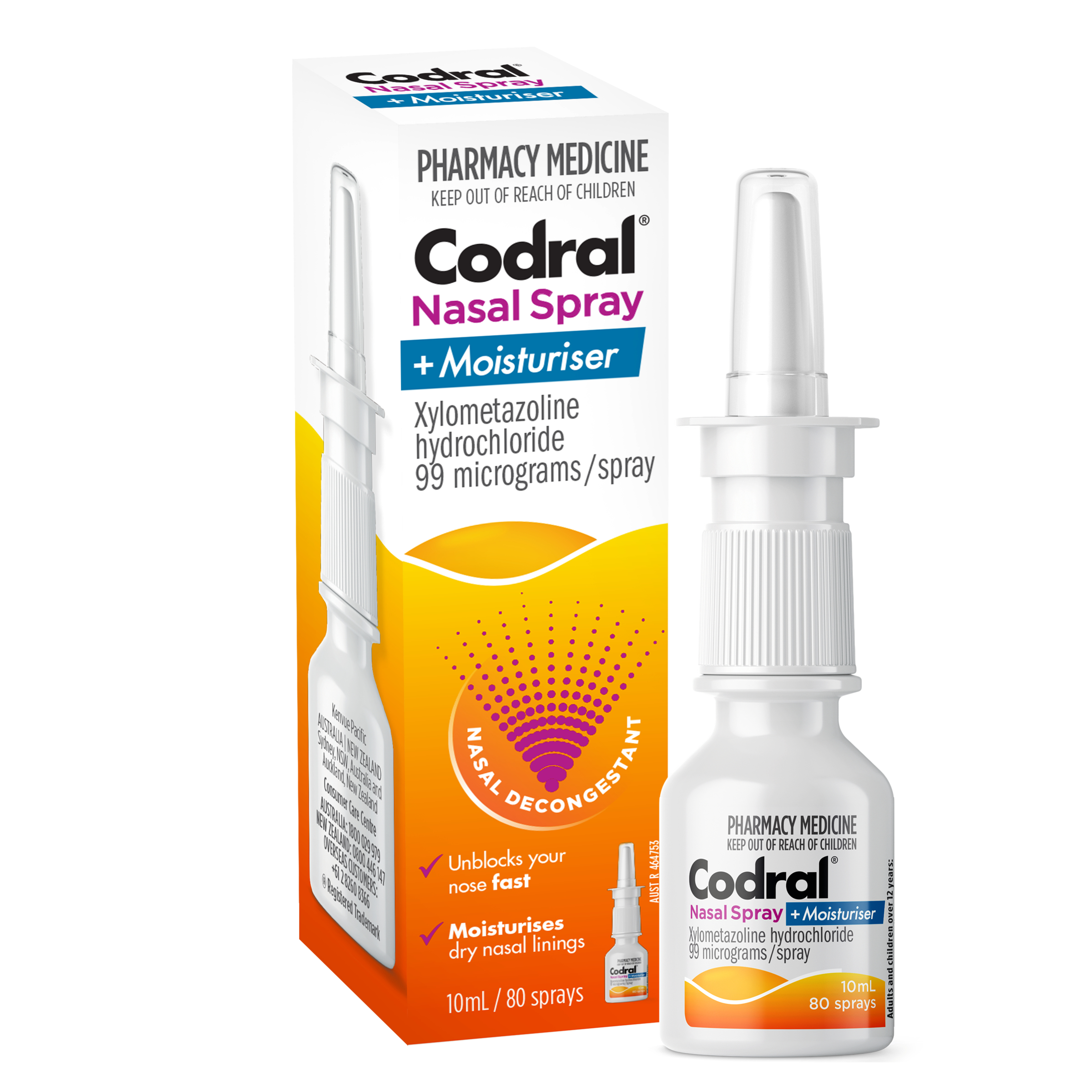 Codral Nasal Spray Xylo 10ml - Image 3
