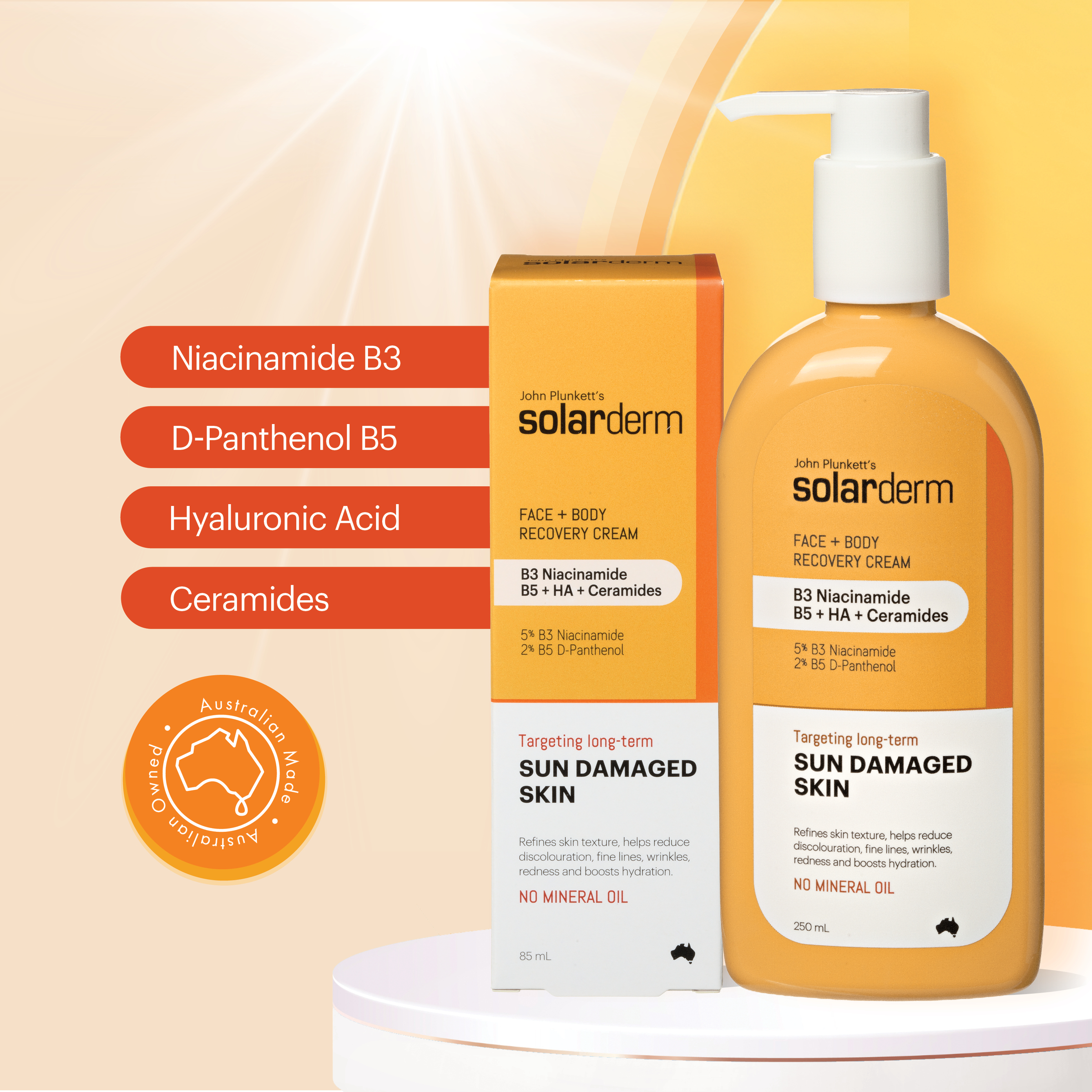 John Plunkett's Solarderm Face & Body Recovery Cream 85ml - Image 10