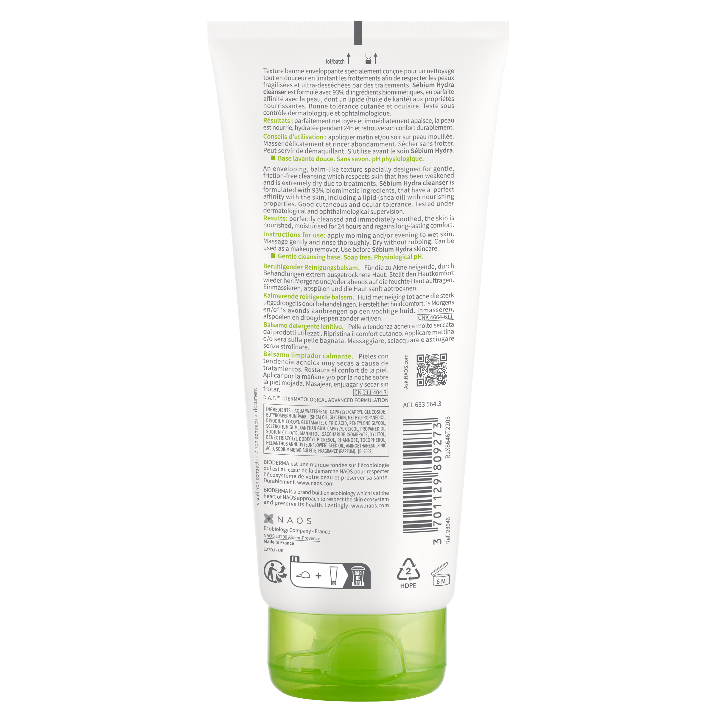 Bioderma Sebium Hydra Cleanser 200ml - Image 2