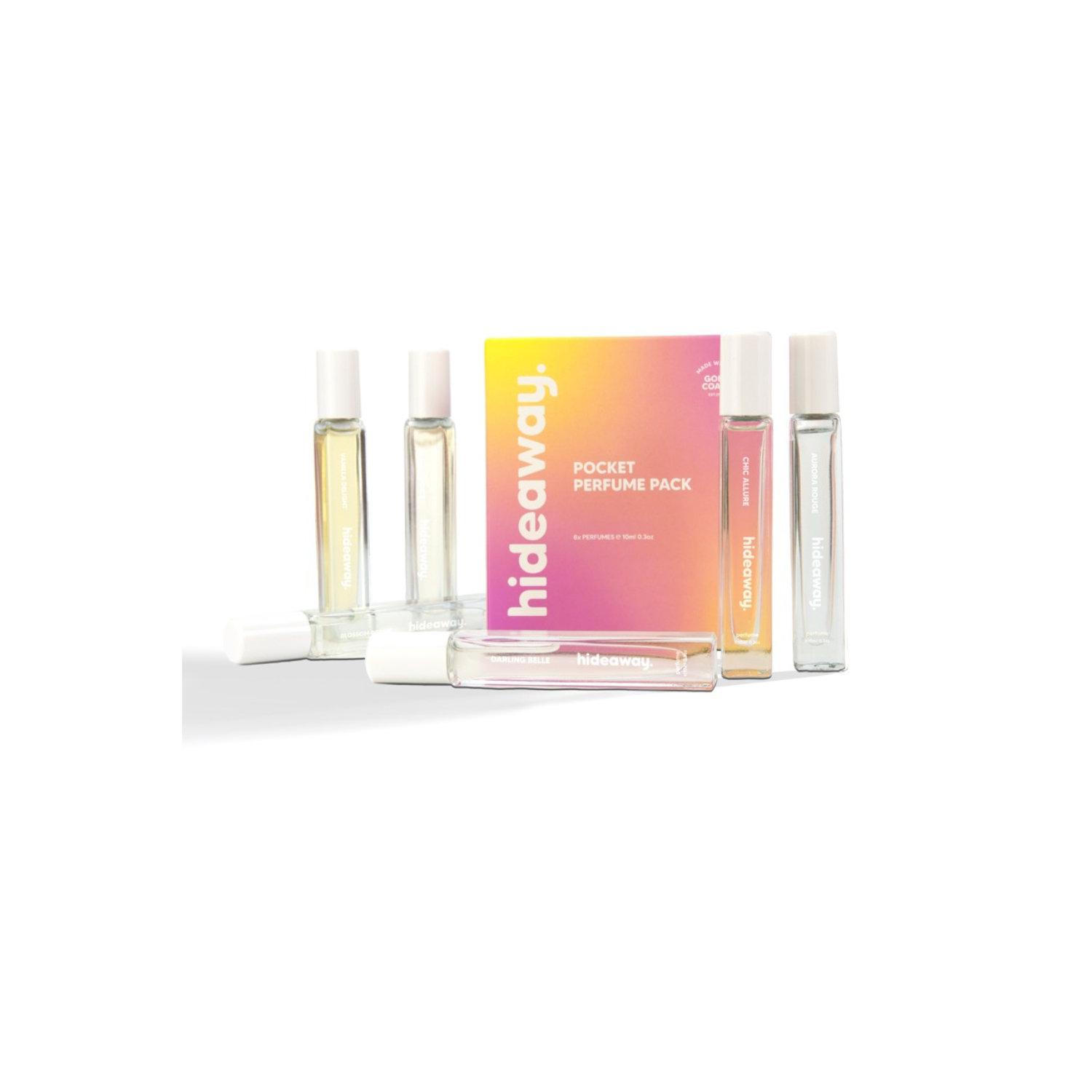 Hideaway Pocket Perfume Gift Set 6 piece