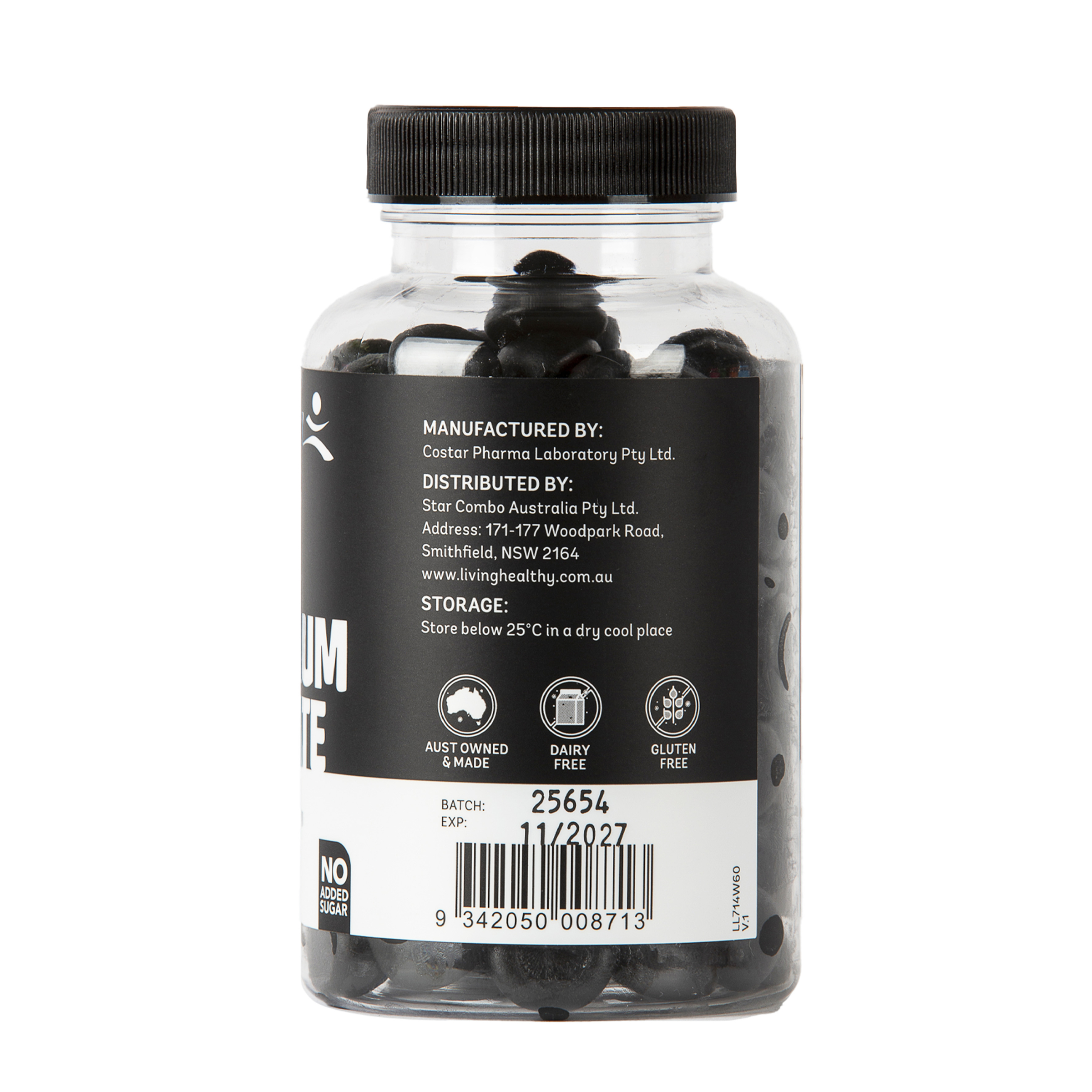 Living Healthy Magnesium Glycinate 150mg - 60 pastilles - Image 2