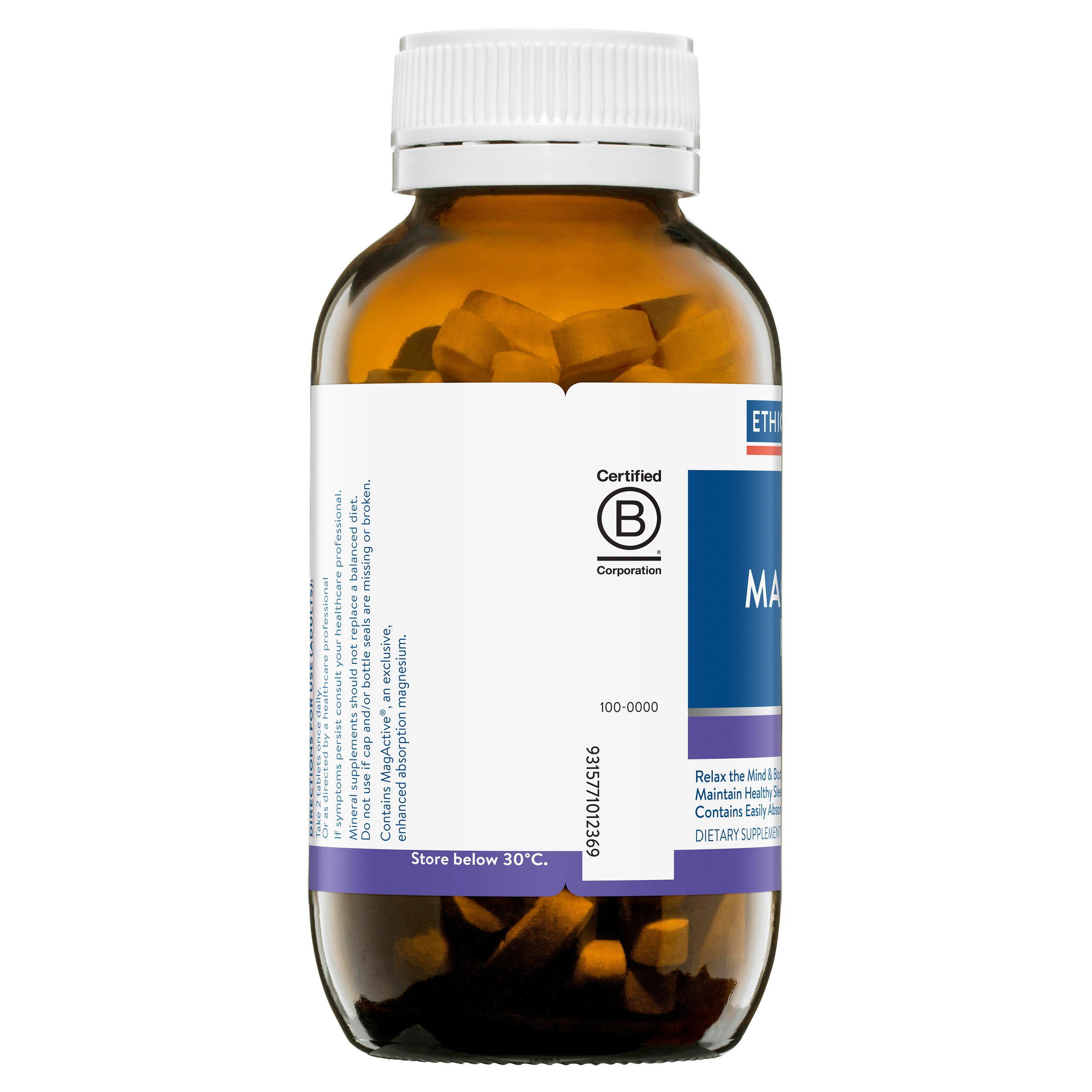 Ethical Nutrients Mega Magnesium Night 100 tablet - Image 4