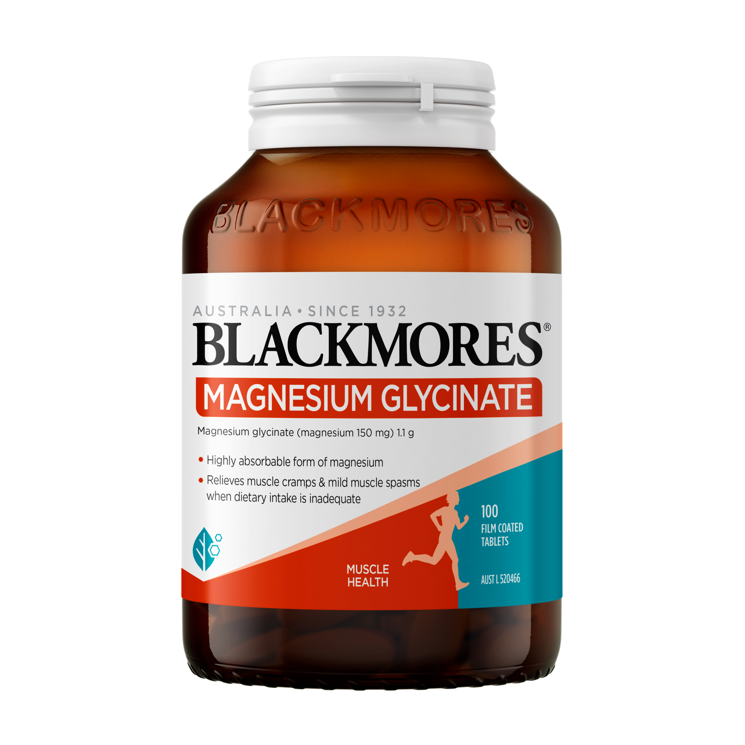 Blackmores Magnesium Glycinate 100 tablets - Image 1