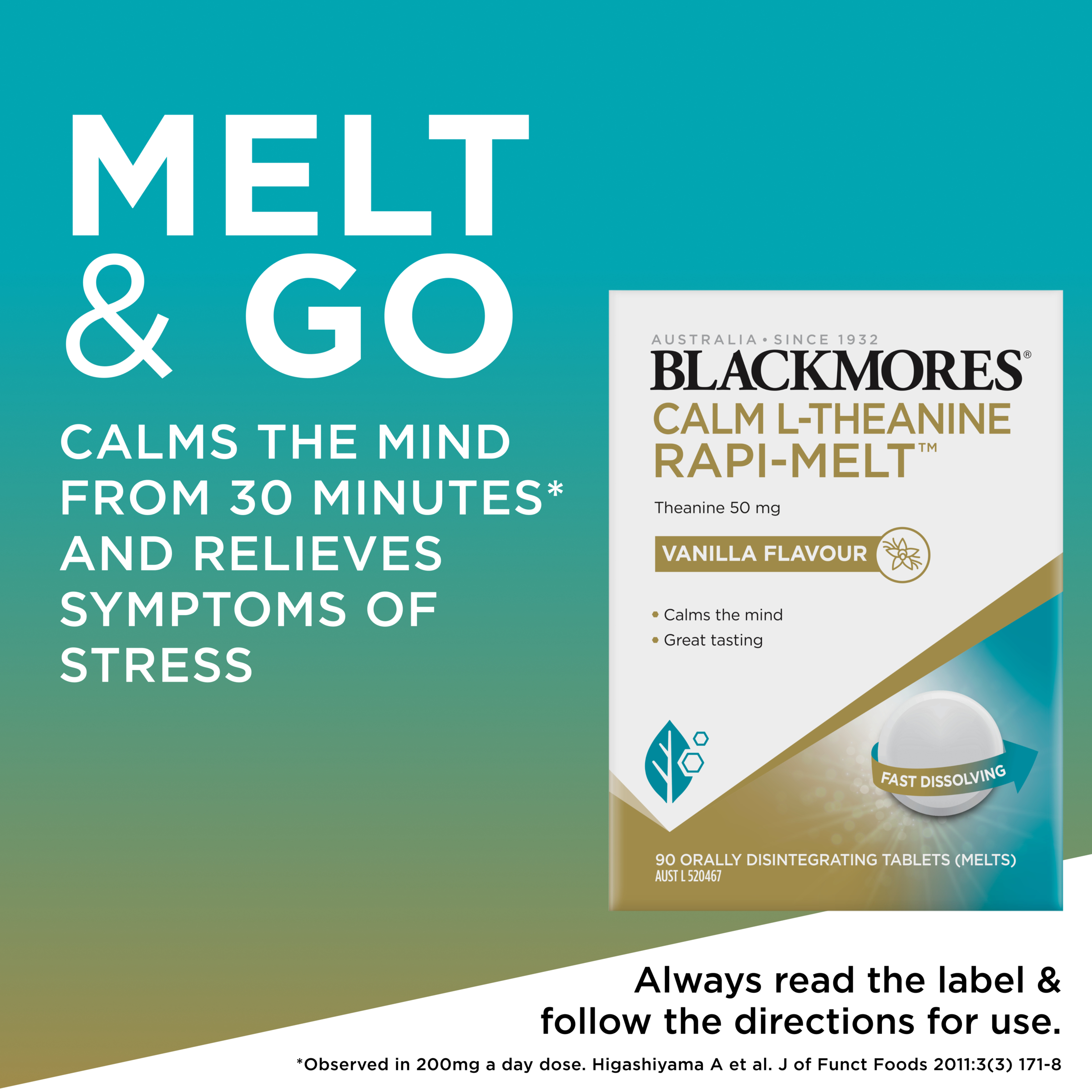 Blackmores Calm Rapi-Melt 60 pieces - Image 6