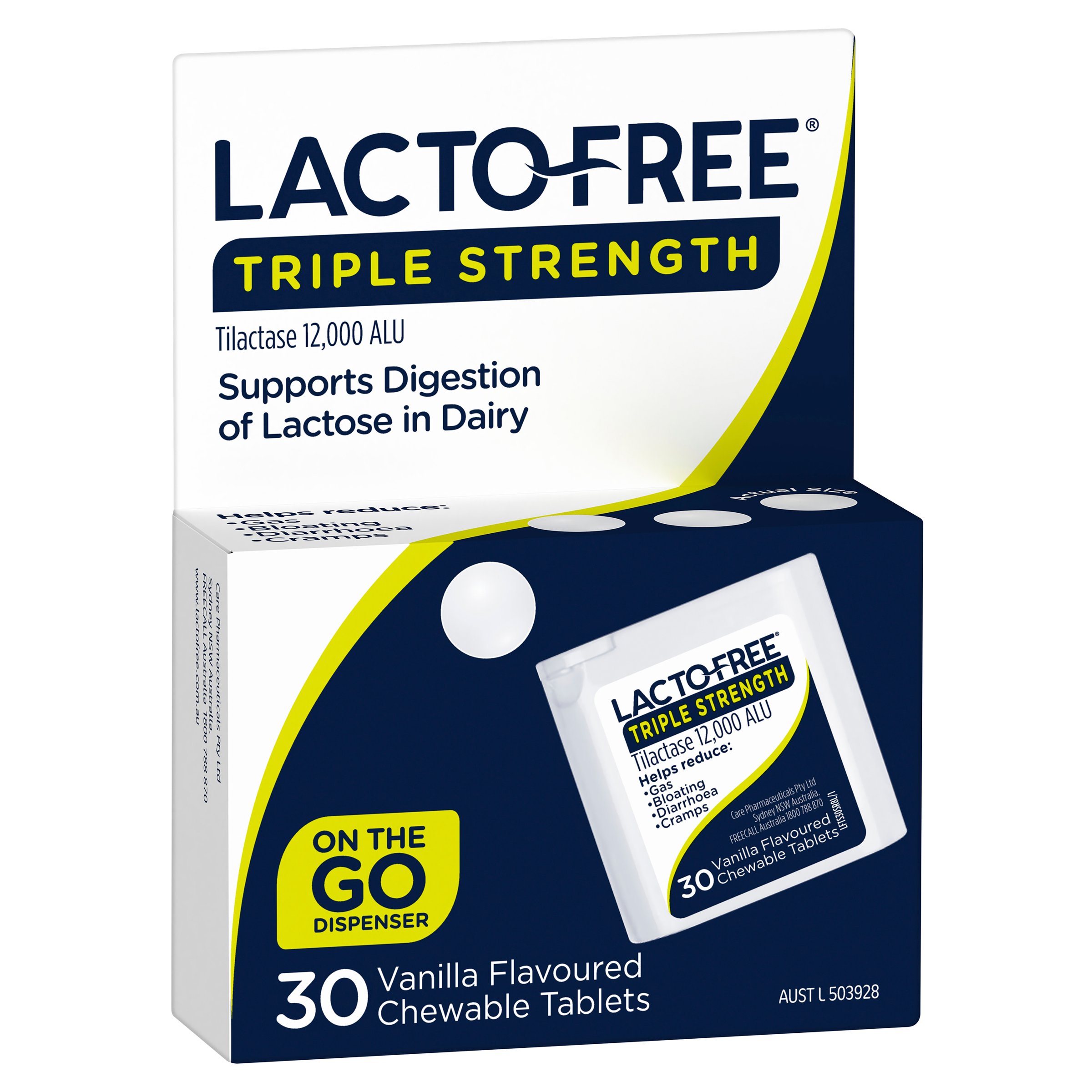 Lacto-Free Lacto Free Triple Strength Chewable 30 chewable tablets - Image 7
