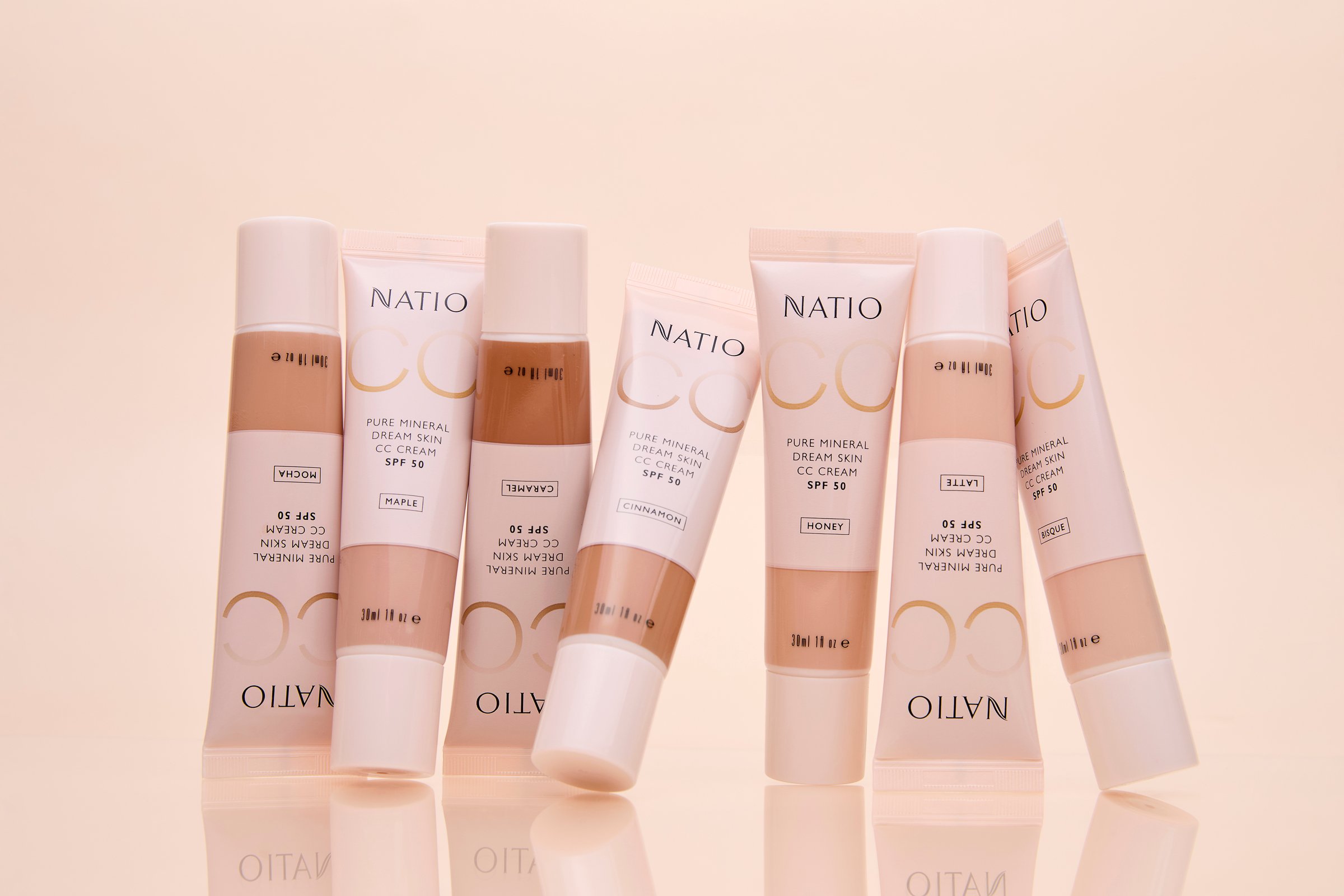 Natio Pure Mineral Skin CC Cream SPF 50 - Cinnamon 30ml - Image 4
