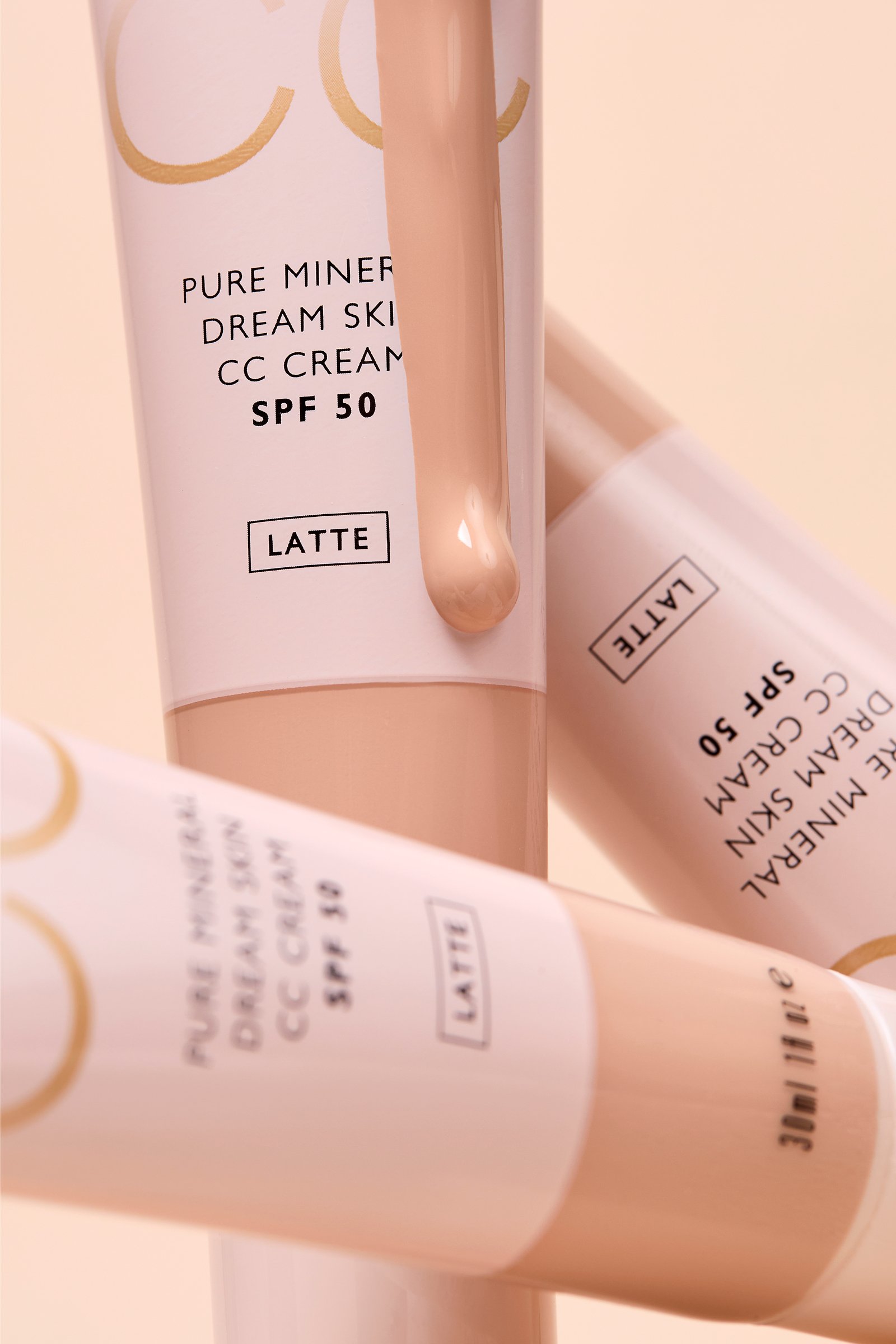 Natio Pure Mineral Skin CC Cream SPF 50 - Latte 30ml - Image 9