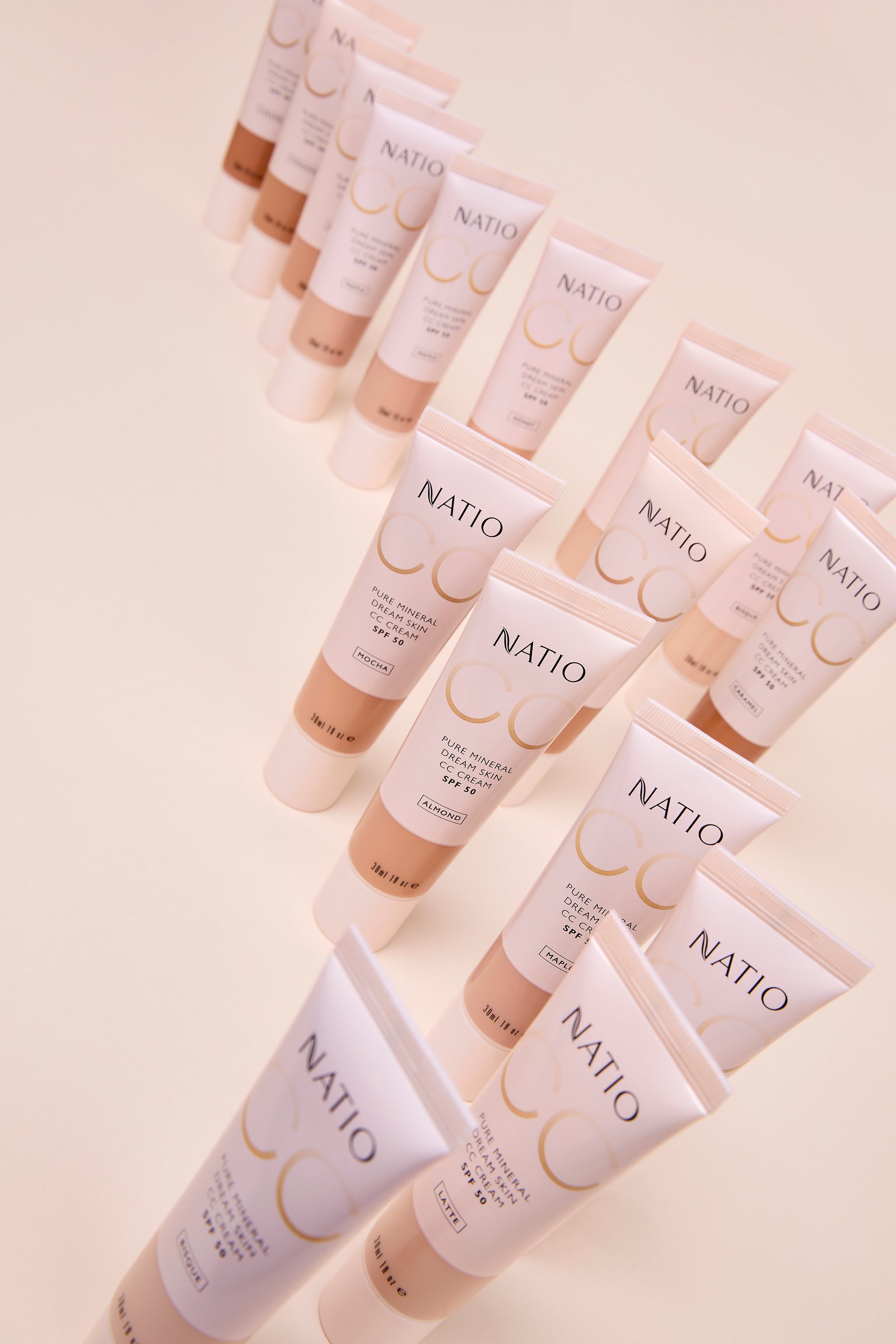 Natio Pure Mineral Skin CC Cream SPF 50 - Latte 30ml - Image 6