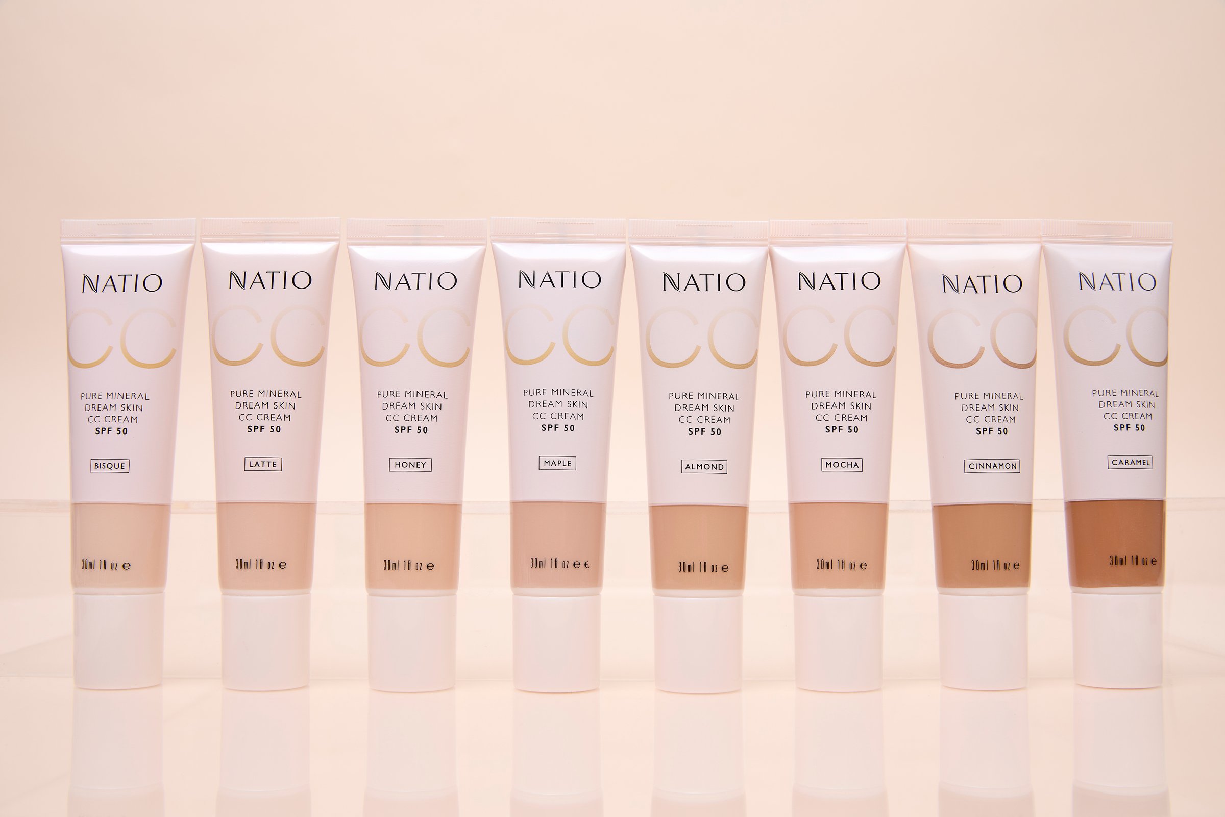 Natio Pure Mineral Skin CC Cream SPF 50 - Honey 30ml - Image 6