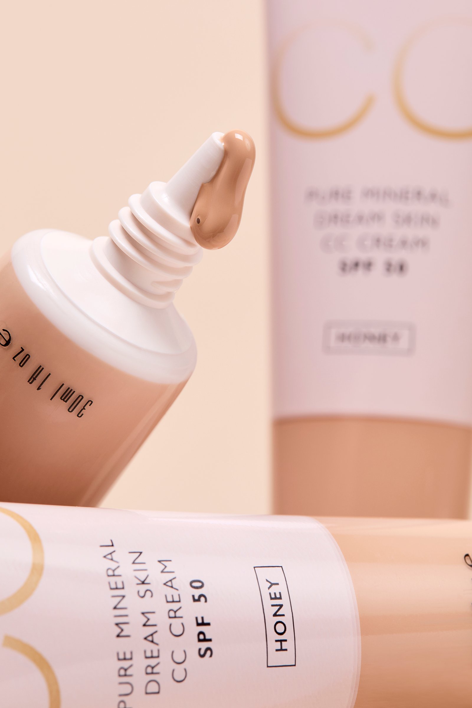 Natio Pure Mineral Skin CC Cream SPF 50 - Honey 30ml - Image 10