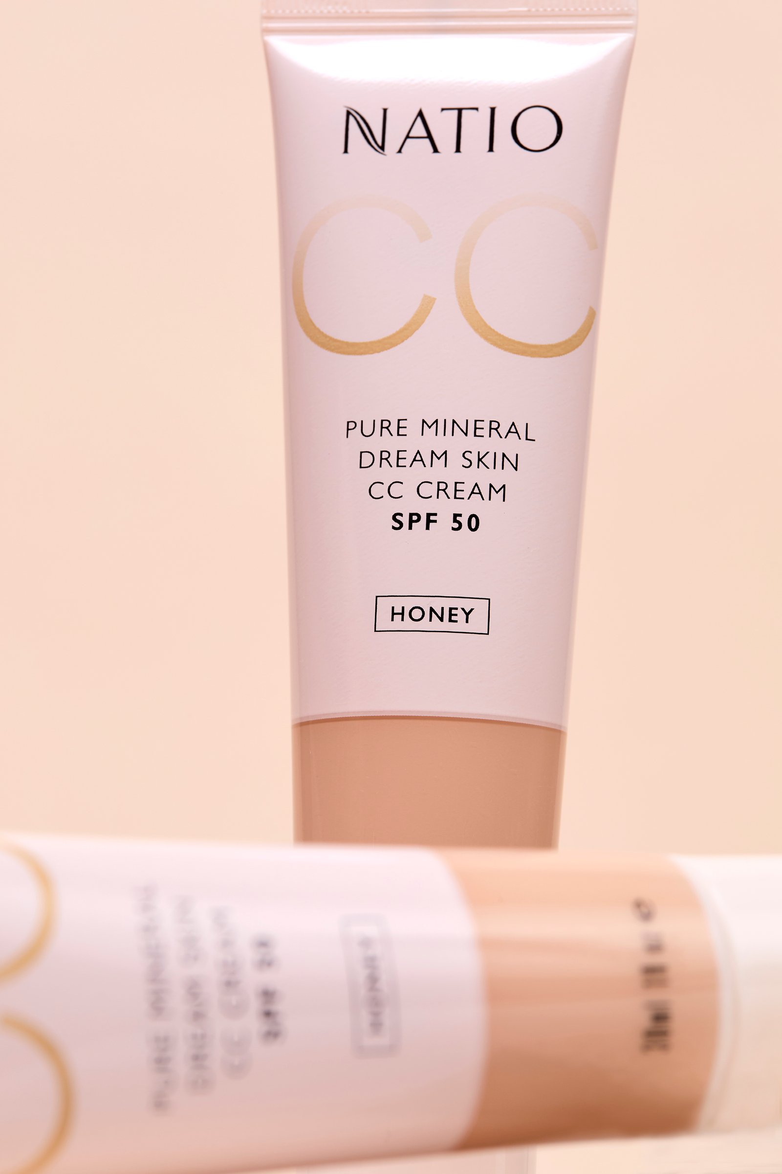 Natio Pure Mineral Skin CC Cream SPF 50 - Honey 30ml - Image 9