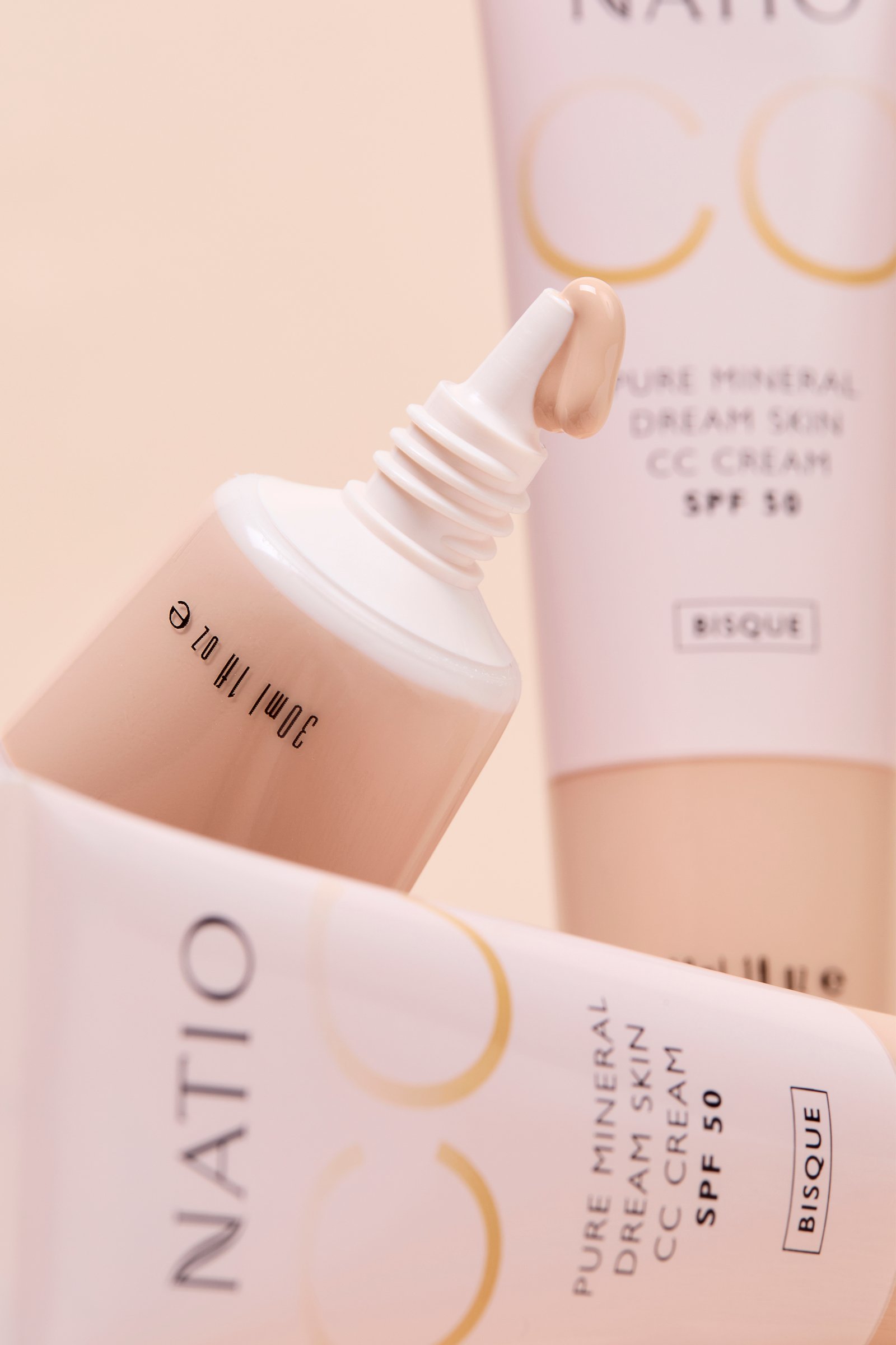Natio Pure Mineral Skin CC Cream SPF 50 - Bisque 30ml - Image 9