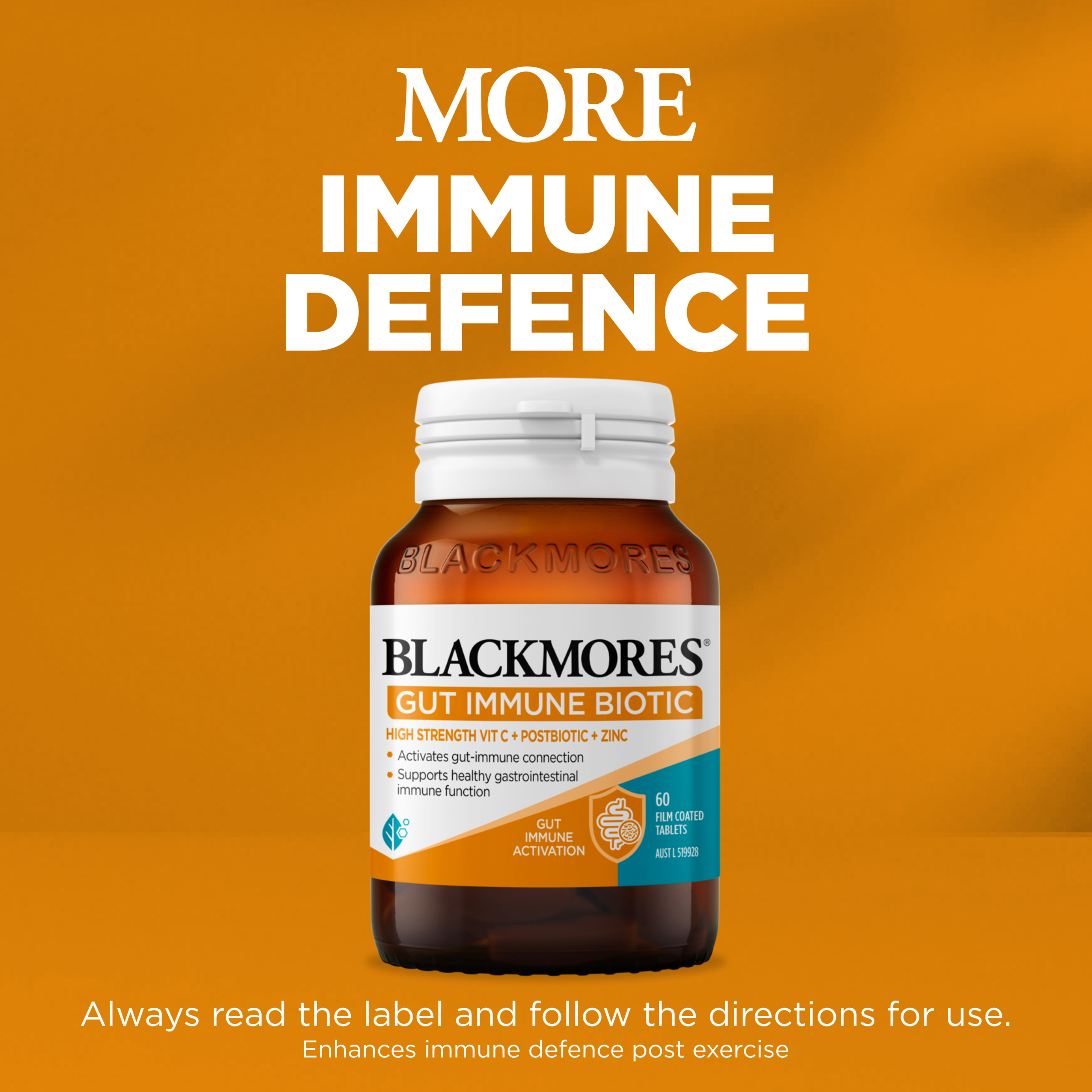 Blackmores Gut Immune Biotic 60 tablets - Image 7