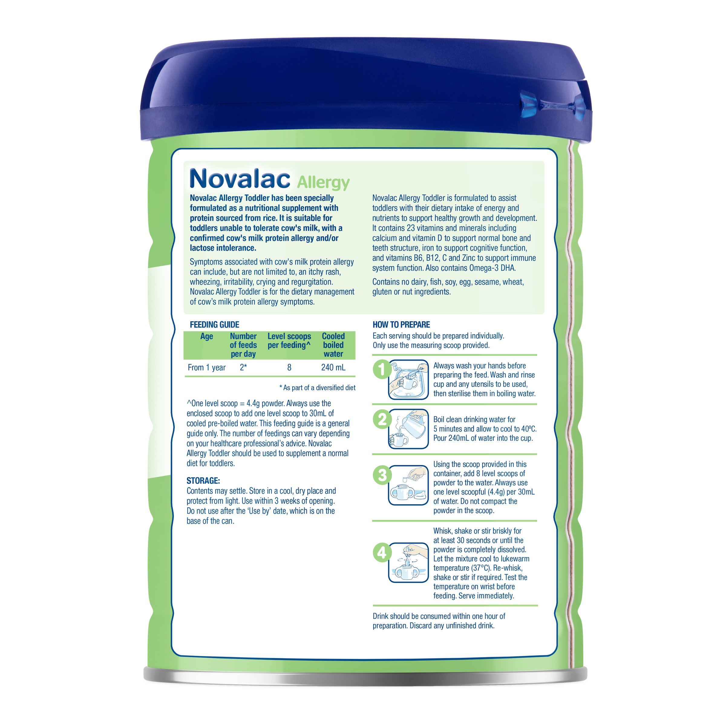 Novalac Allergy Toddler 800g - Image 3