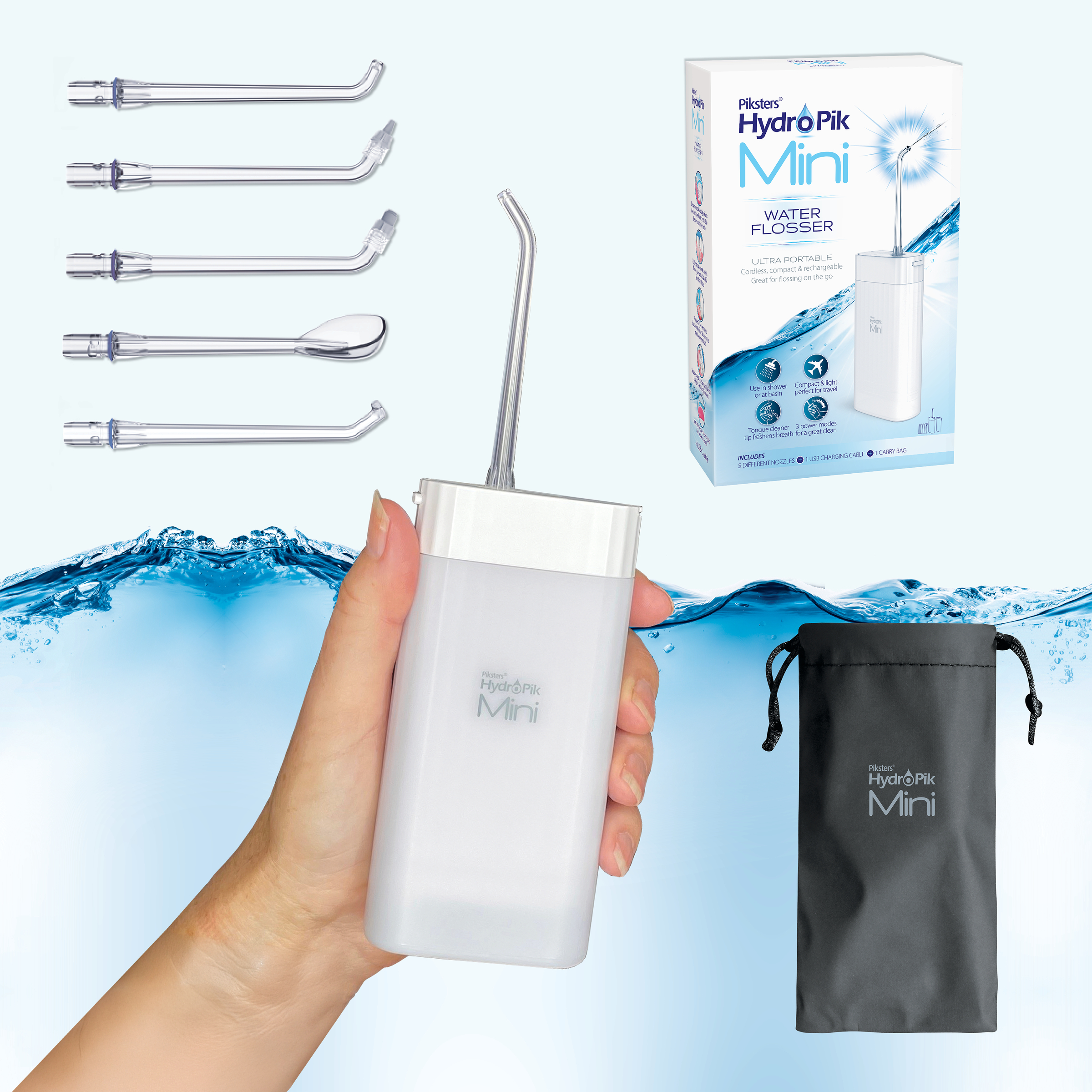 Piksters Hydropik Mini Water Flosser 1 each - Image 8