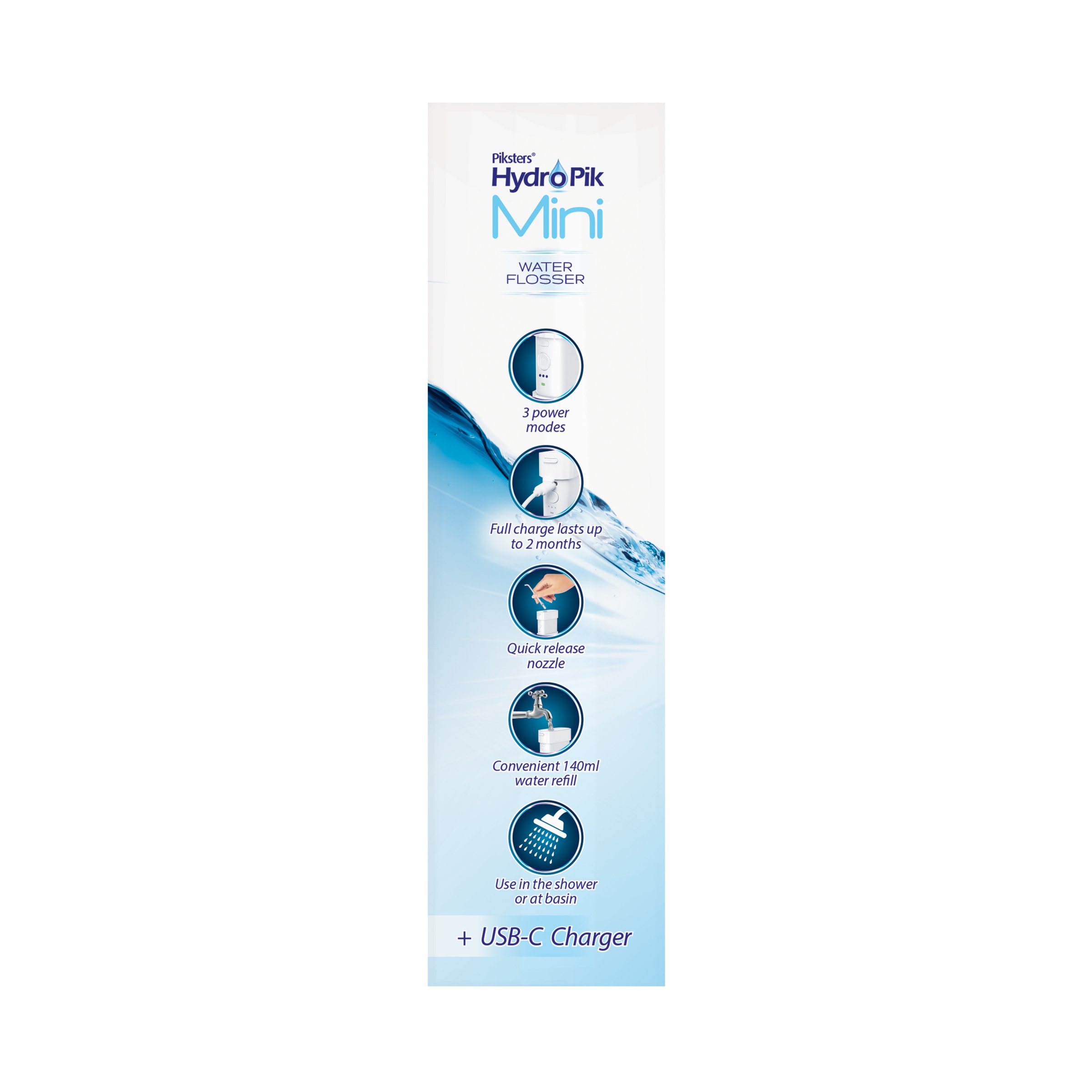 Piksters Hydropik Mini Water Flosser 1 each - Image 4