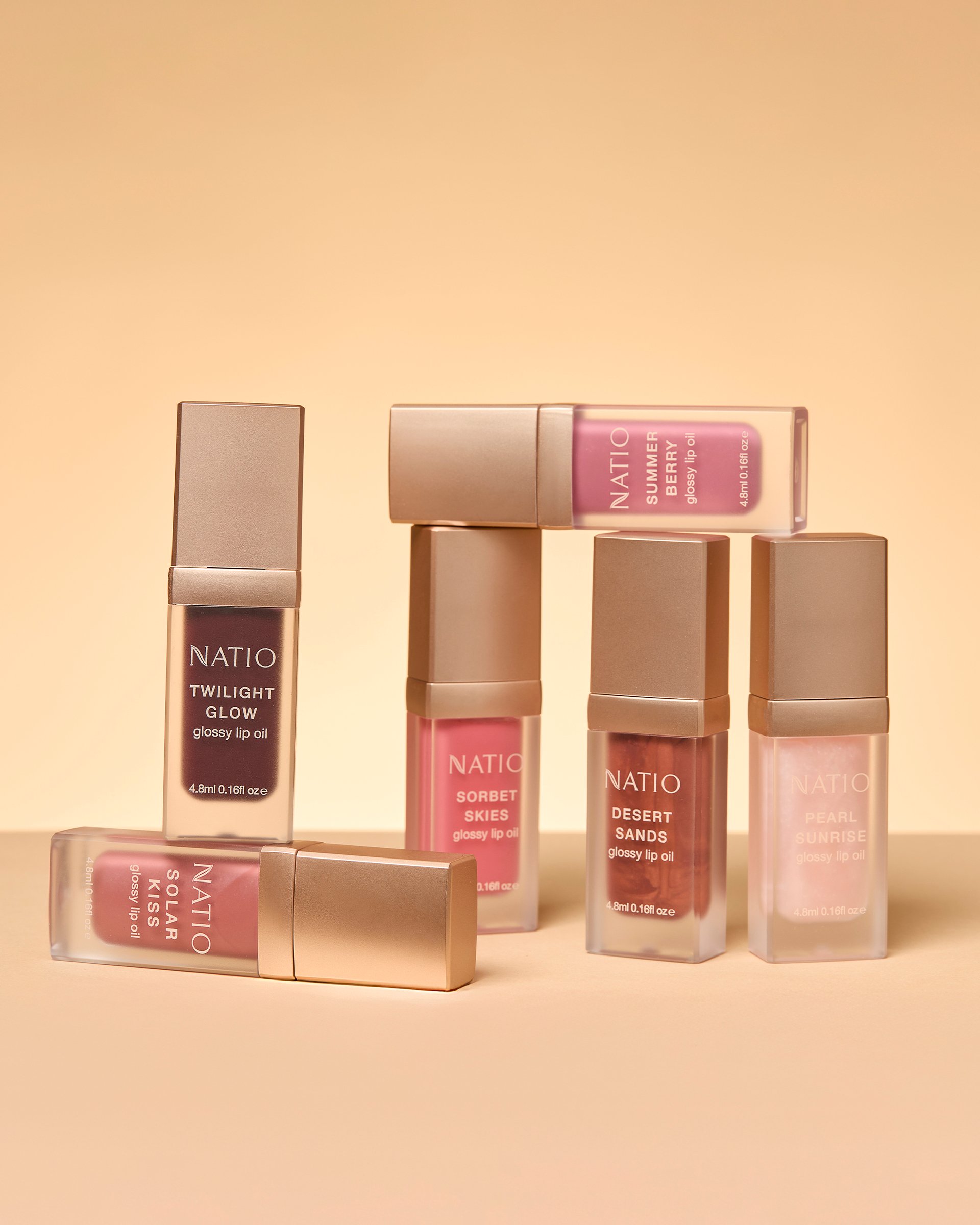 Natio Pearl Sunrise Glossy Lip Oil 4.8g - Image 3