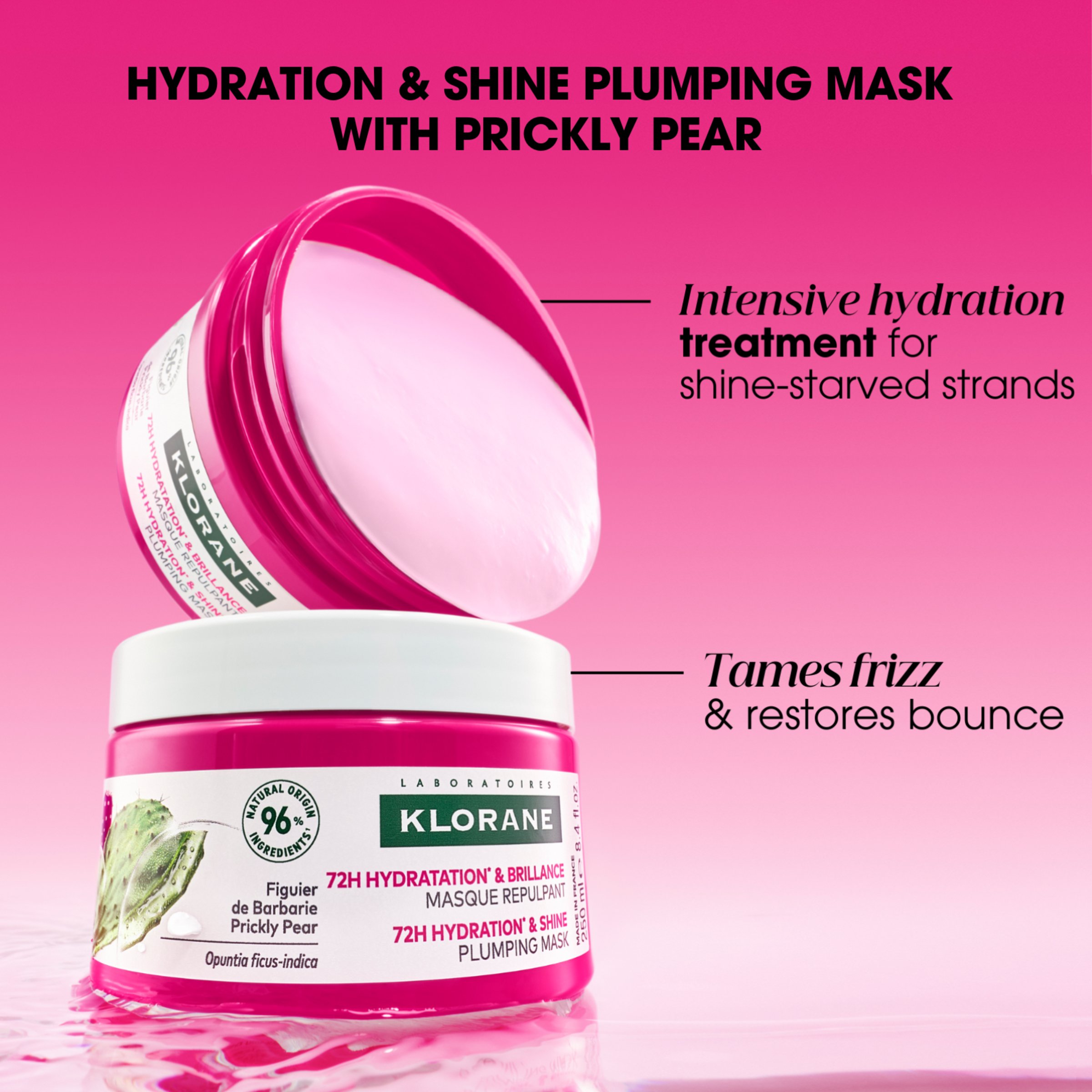 Klorane Hydration & Shine Plumping Mask With Prickly Pear 250ml - Image 9