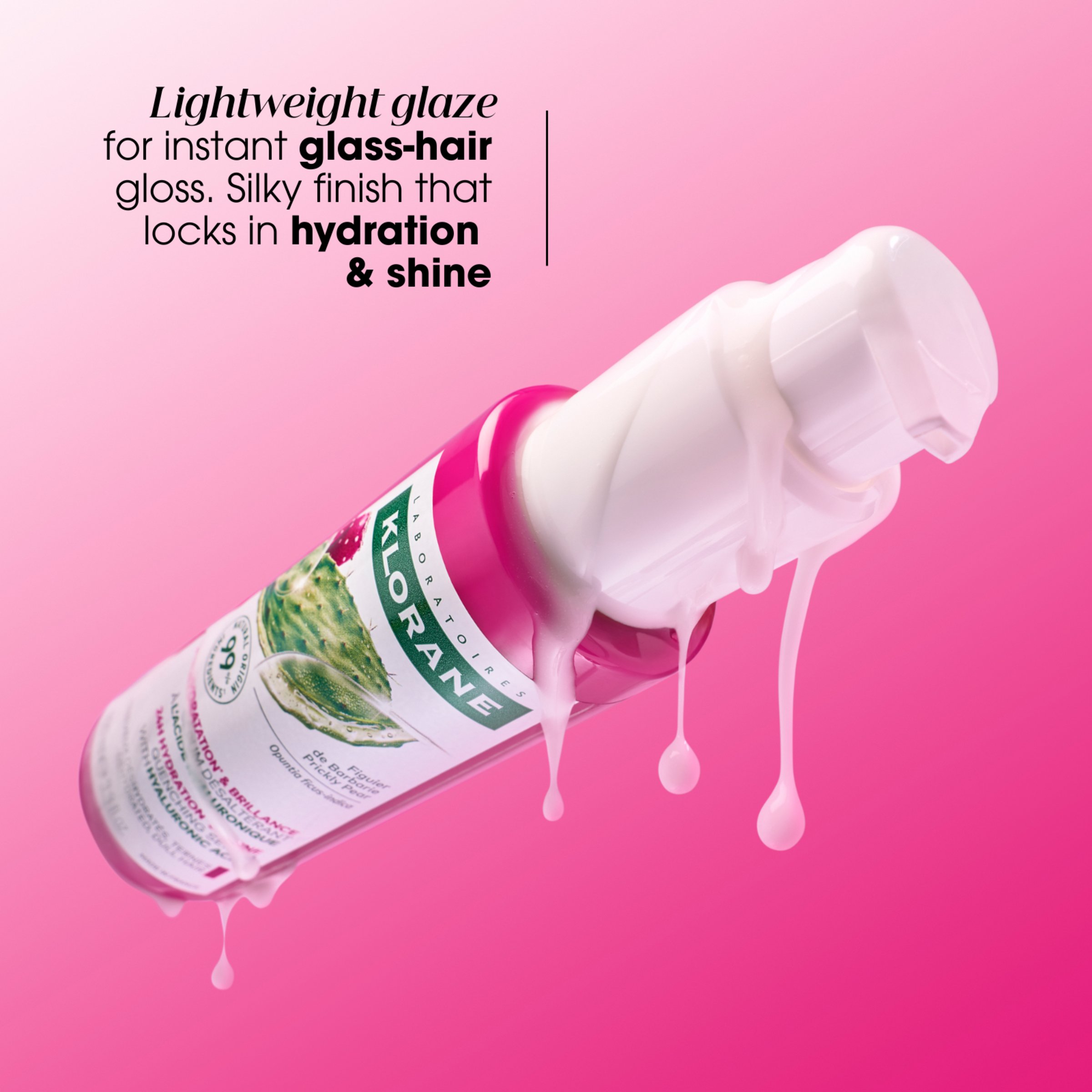 Klorane Hydration & Shine Quenching Serum With Prickly Pear & Hyaluronic Acid 100ml - Image 2