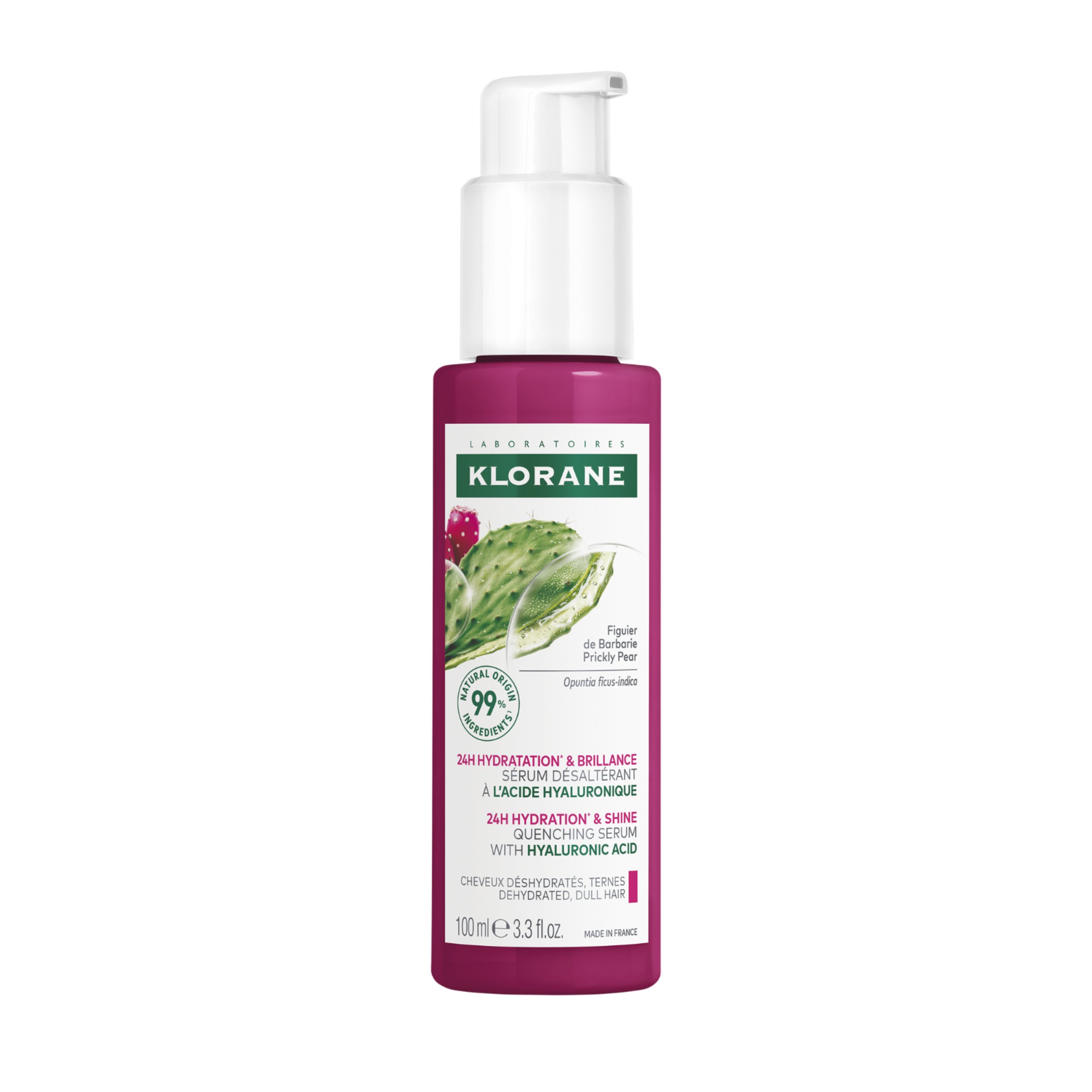 Klorane Hydration & Shine Quenching Serum With Prickly Pear & Hyaluronic Acid 100ml - Image 1