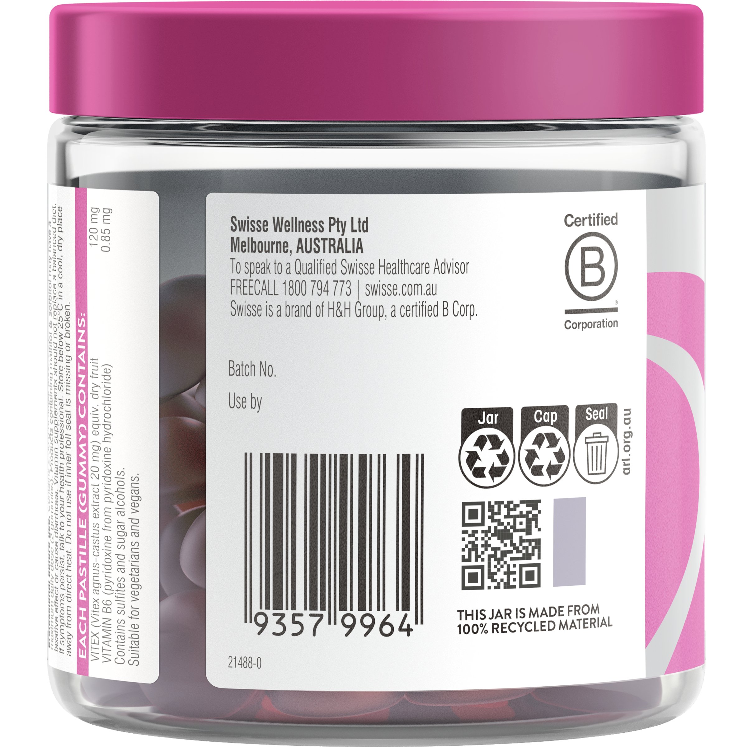 Swisse Ultiboost PMS Relief 60 gummies - Image 3
