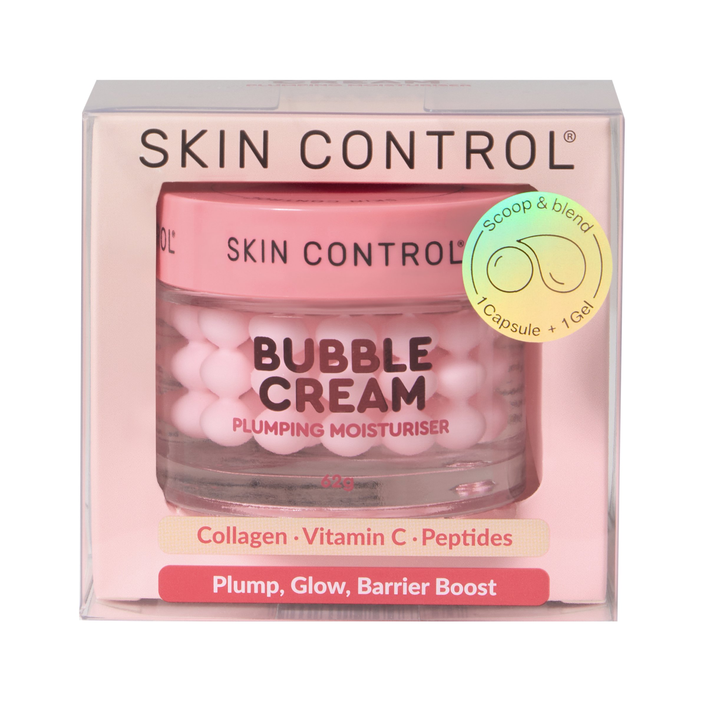 Skin Control Bubble Cream Plumping Moisturiser X 4 55ml - Image 1