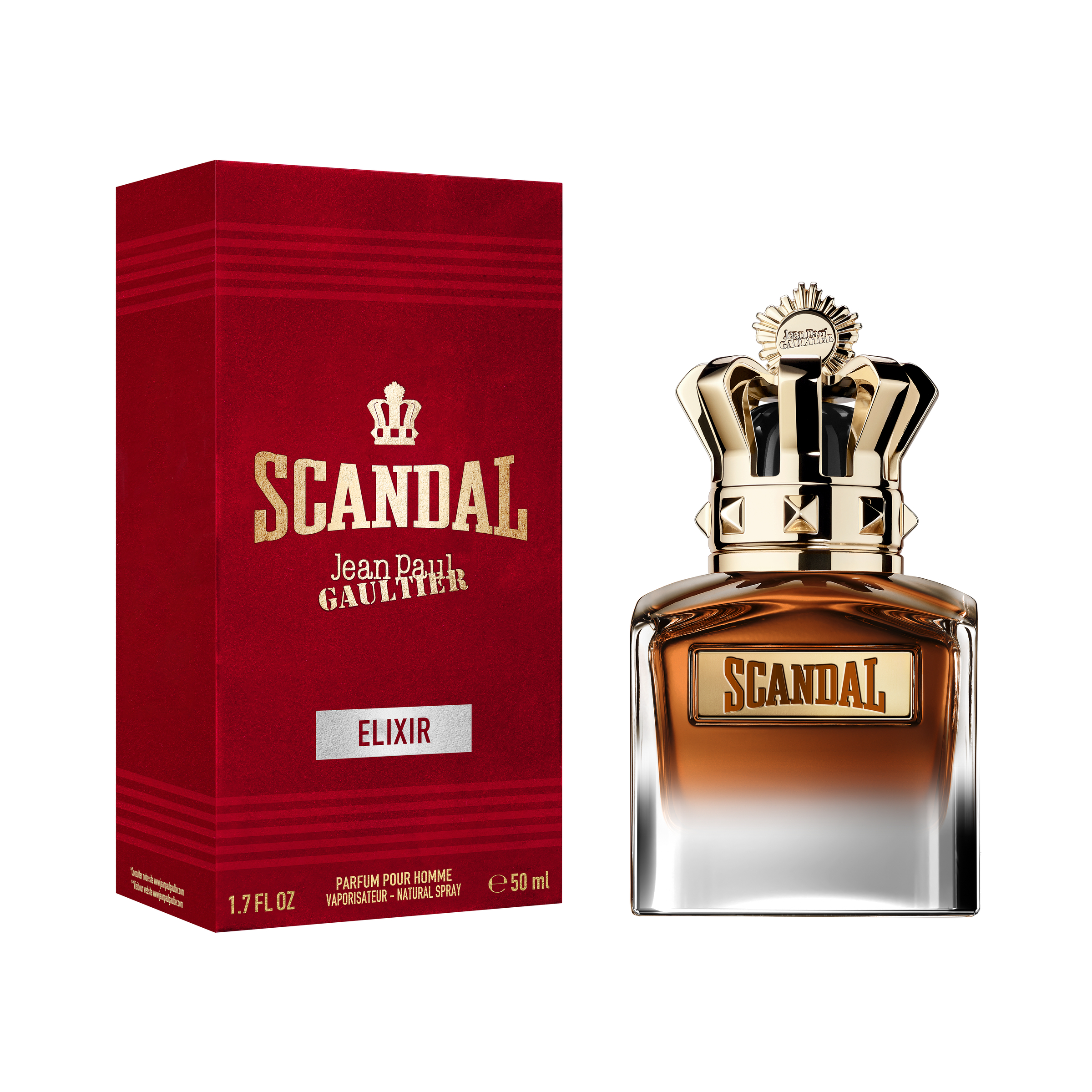Jean Paul Gaultier Scandal Pour Homme Elixir Parfum Spray 50ml - Image 3