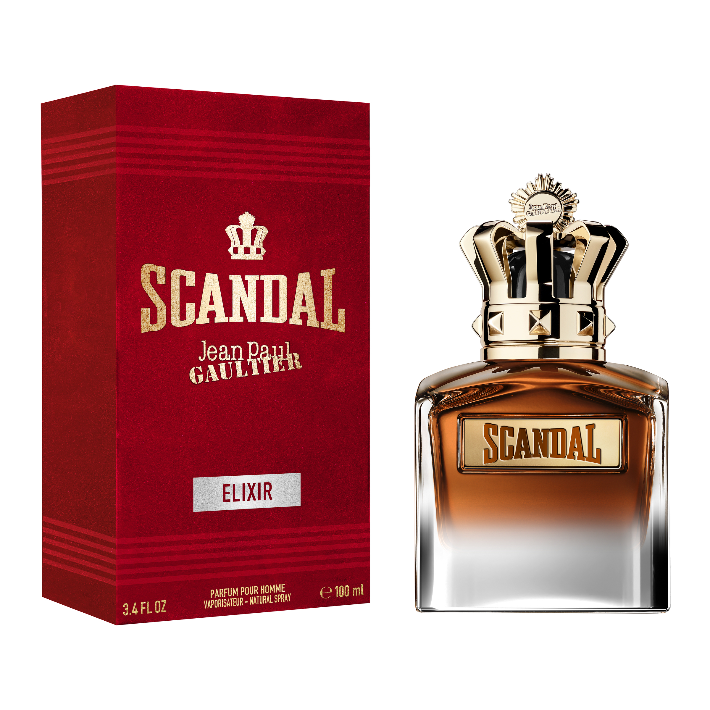 Jean Paul Gaultier Scandal Pour Homme Elixir Parfum Spray 100ml - Image 3