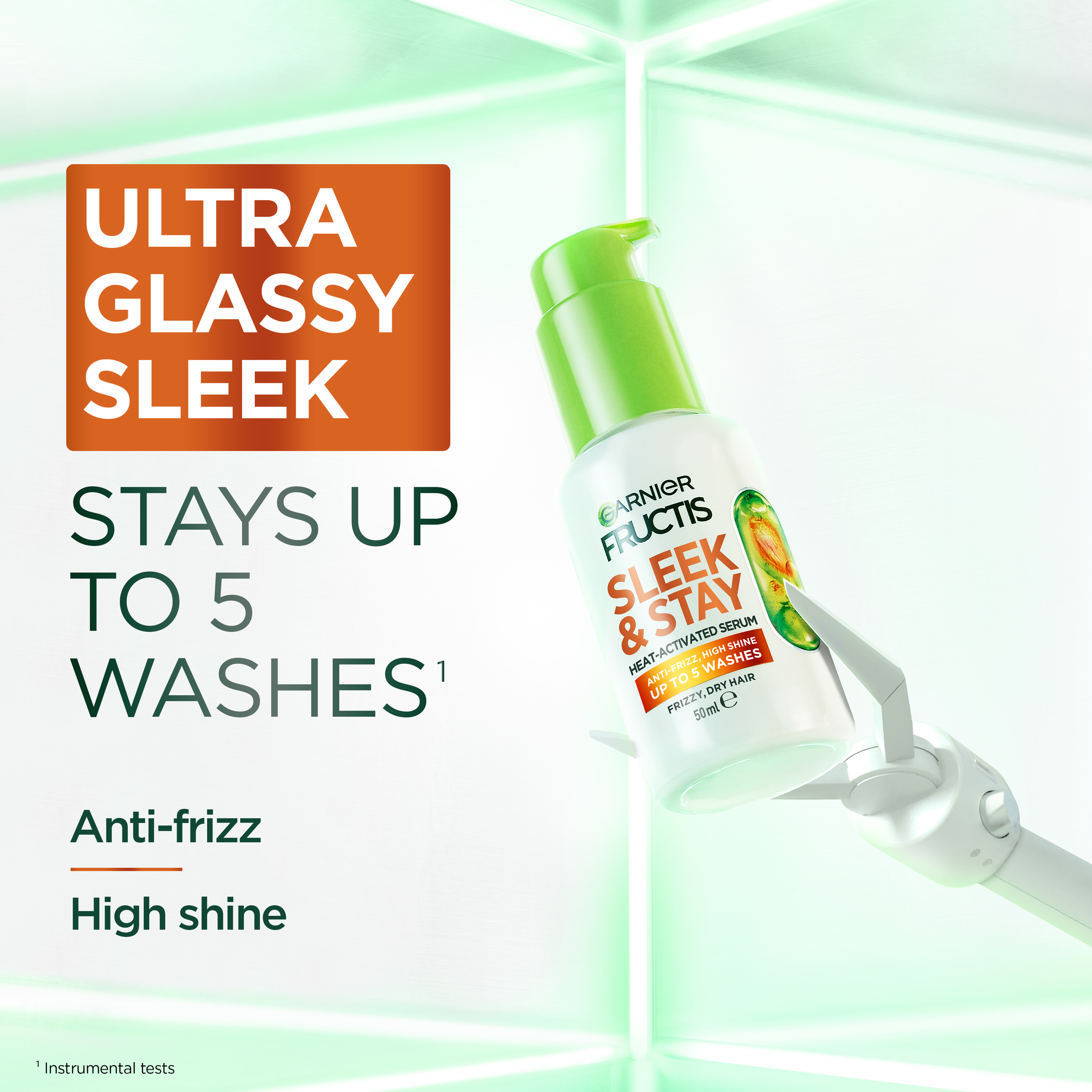 Garnier Fructis Keratin Sleek & Stay Serum 50ml - Image 2