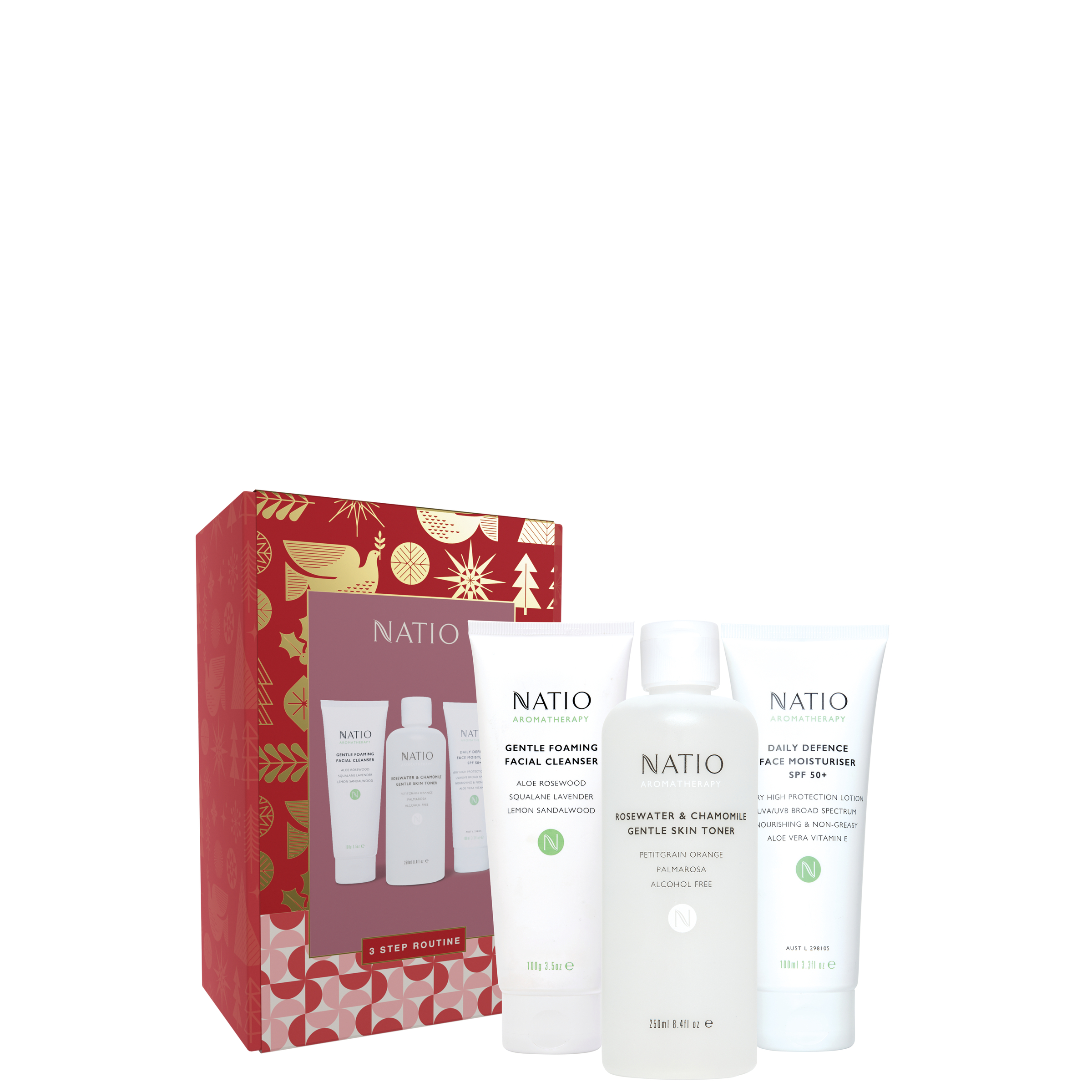 Natio 3 Step Routine Gift Set 3 piece